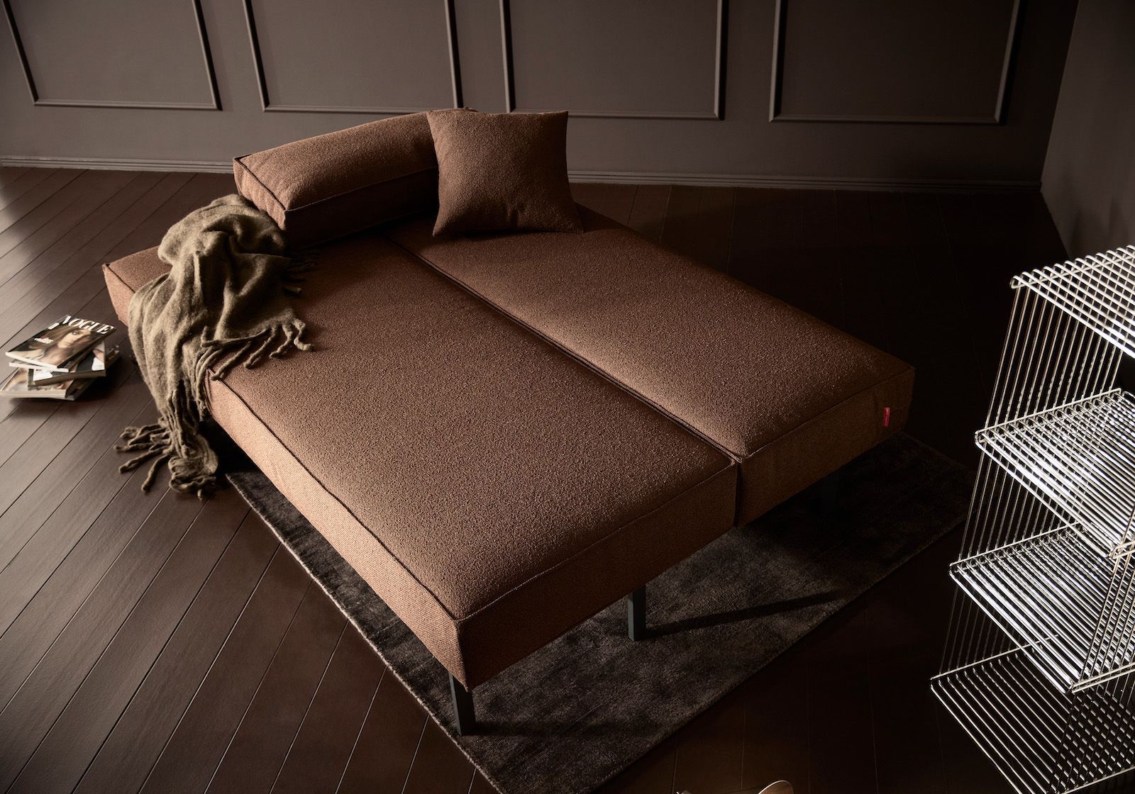 Divano letto uso quotidiano Sly materasso a molle