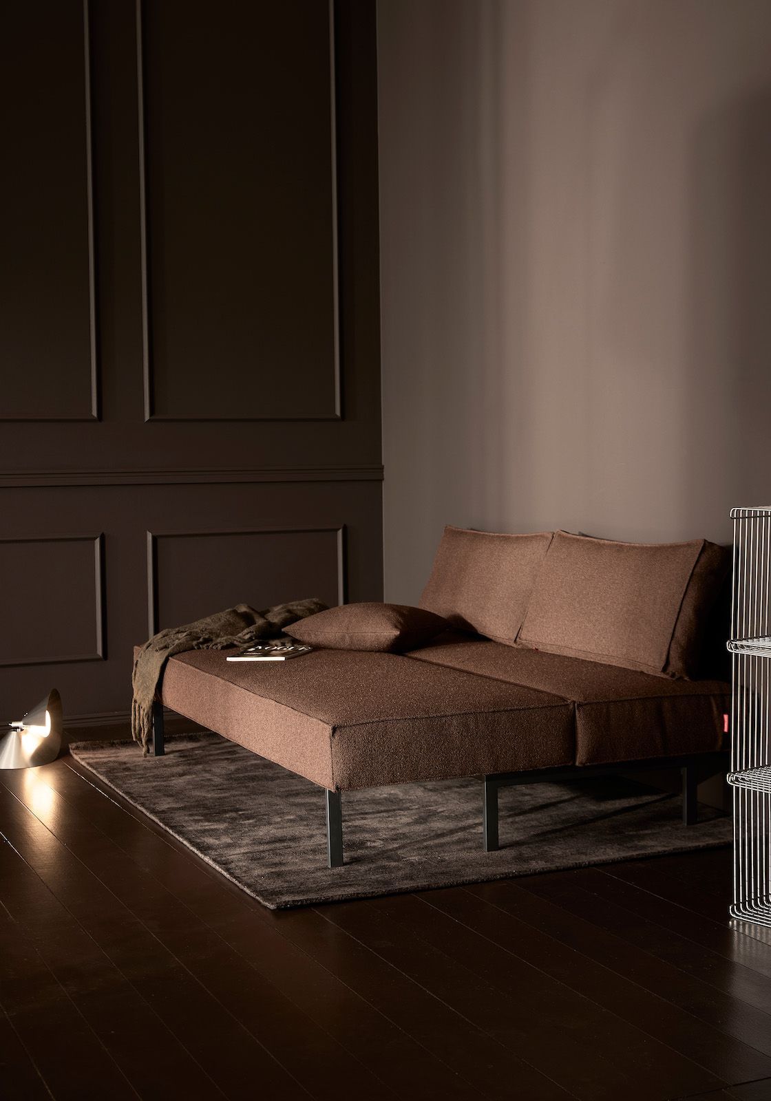 Divano letto uso quotidiano Sly materasso a molle