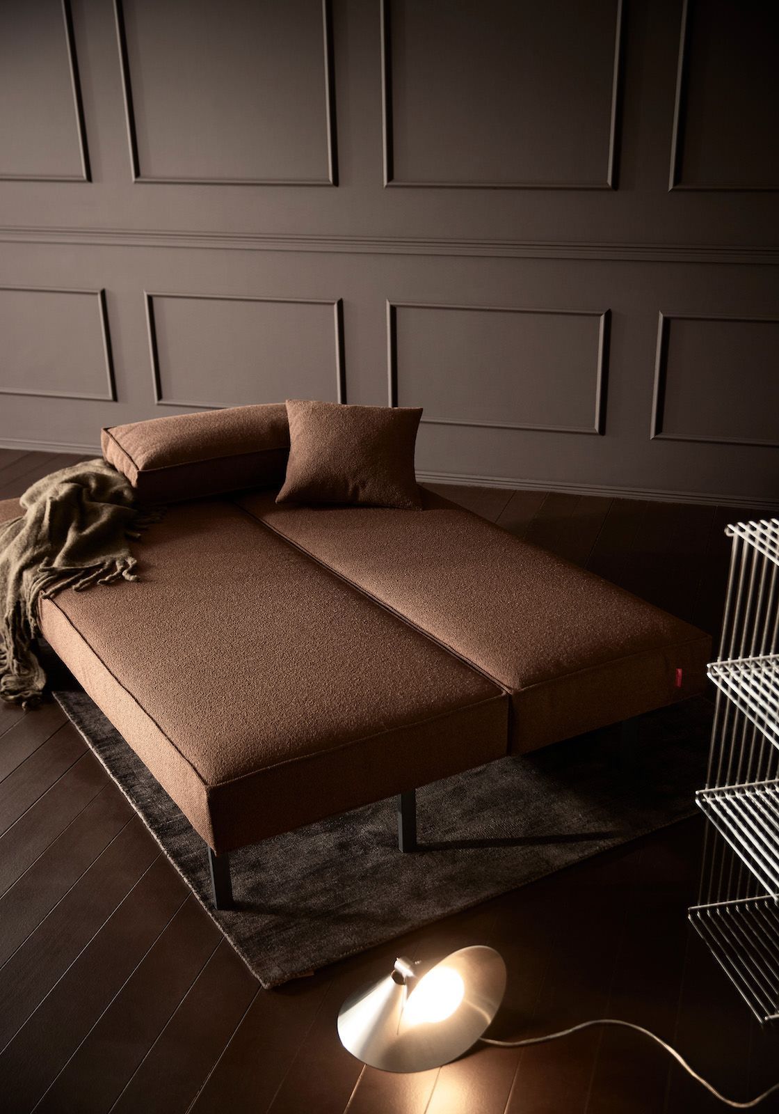 Divano letto uso quotidiano Sly materasso a molle