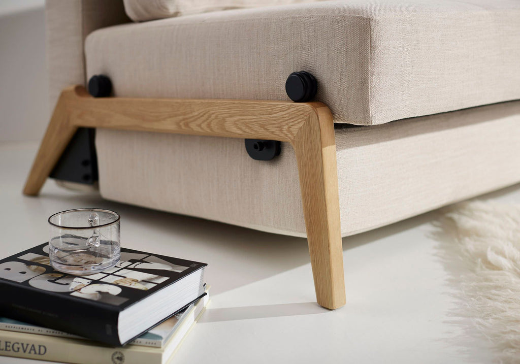 Divano letto matrimoniale trasformabile 140 cm Cubed