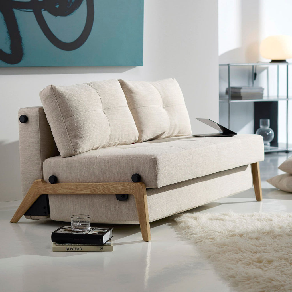 Divano letto matrimoniale trasformabile 140 cm Cubed