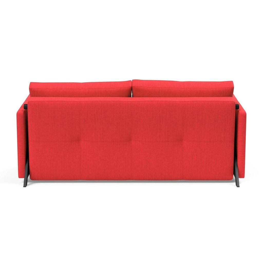 Divano letto con braccioli Cubed Arm 160 - 511 Elegance Red