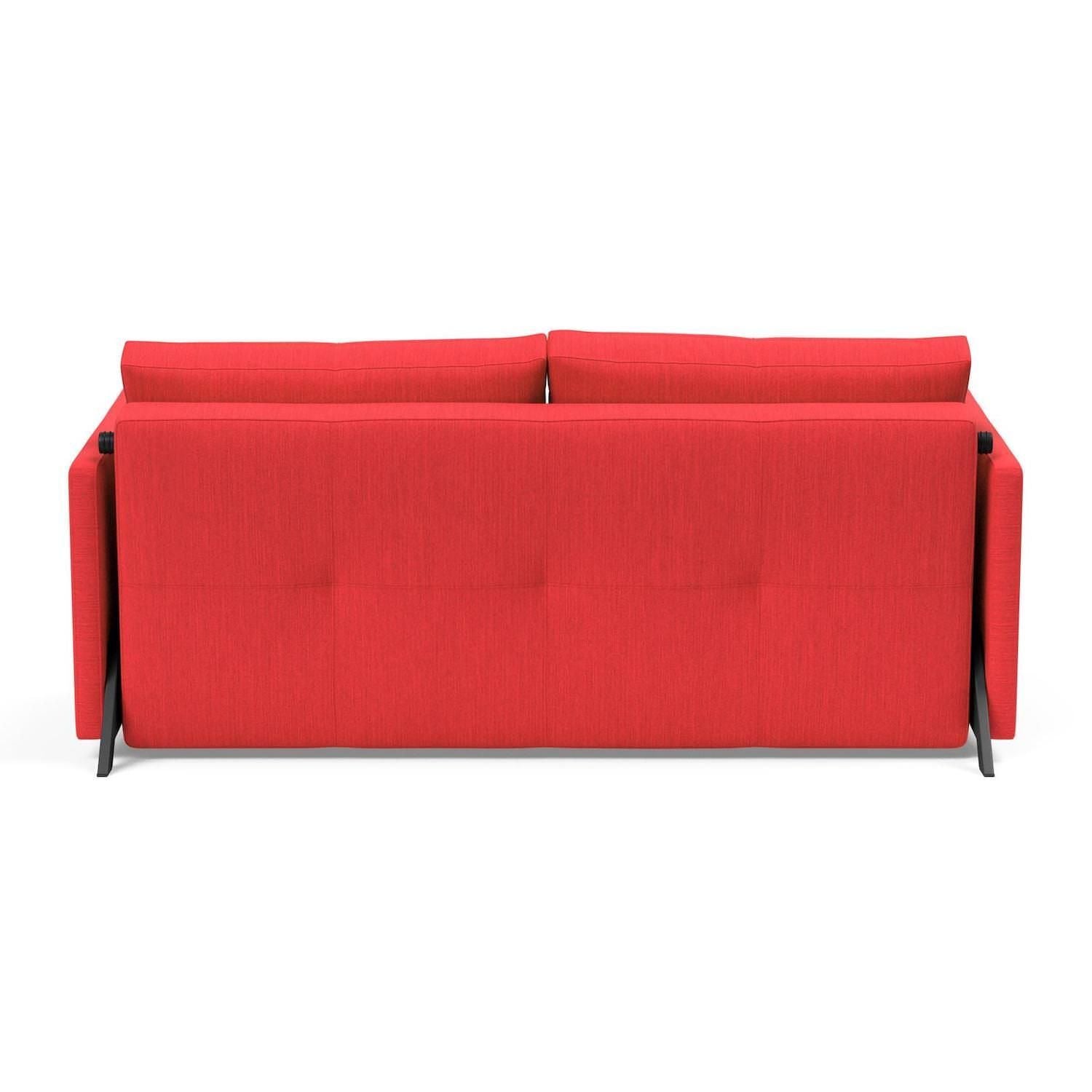 Divano letto con braccioli Cubed Arm 160 - 511 Elegance Red