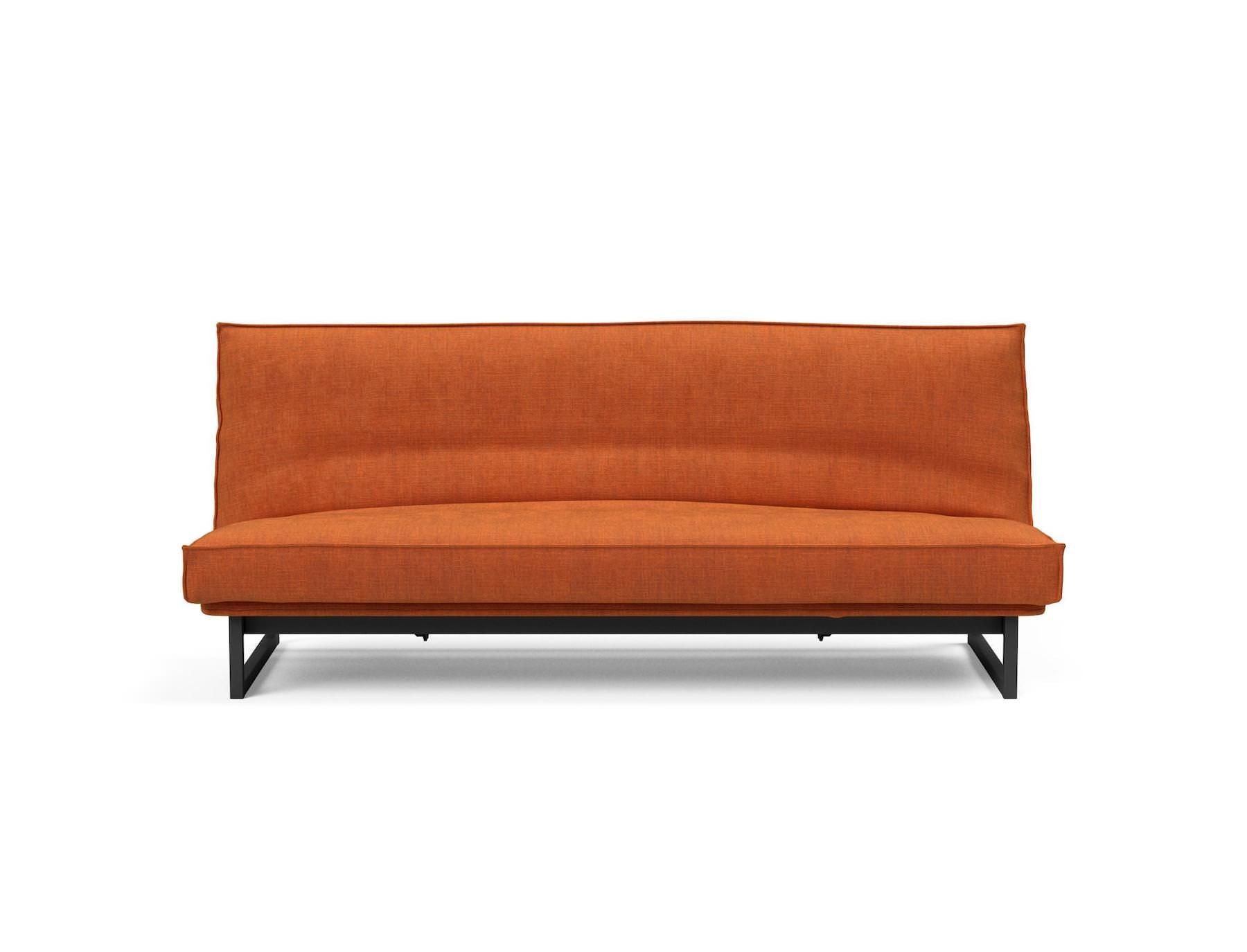 Divano letto sfoderabile Fraction 120 - 412 Esina Rust Orange