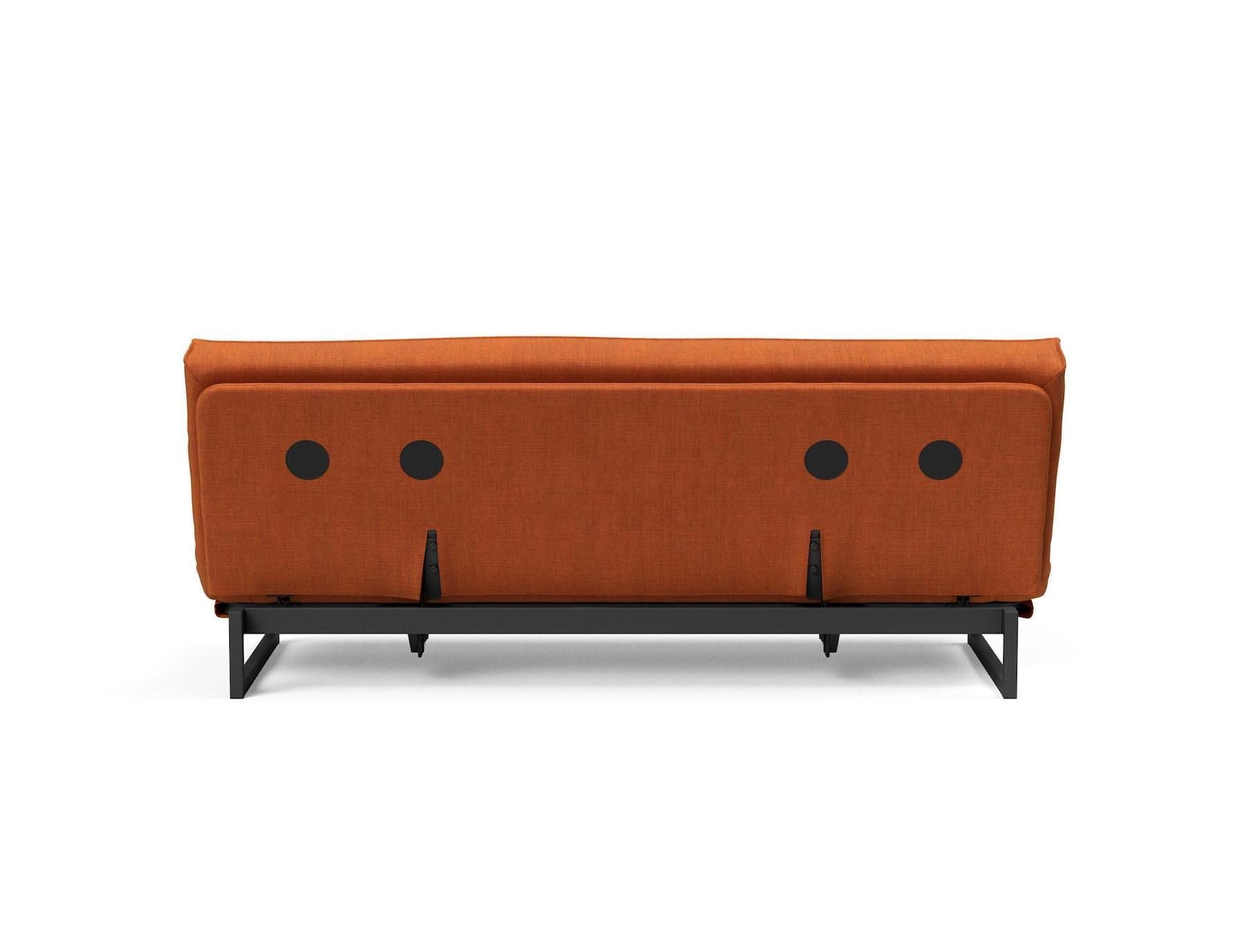 Divano letto sfoderabile Fraction 120 - 412 Esina Rust Orange