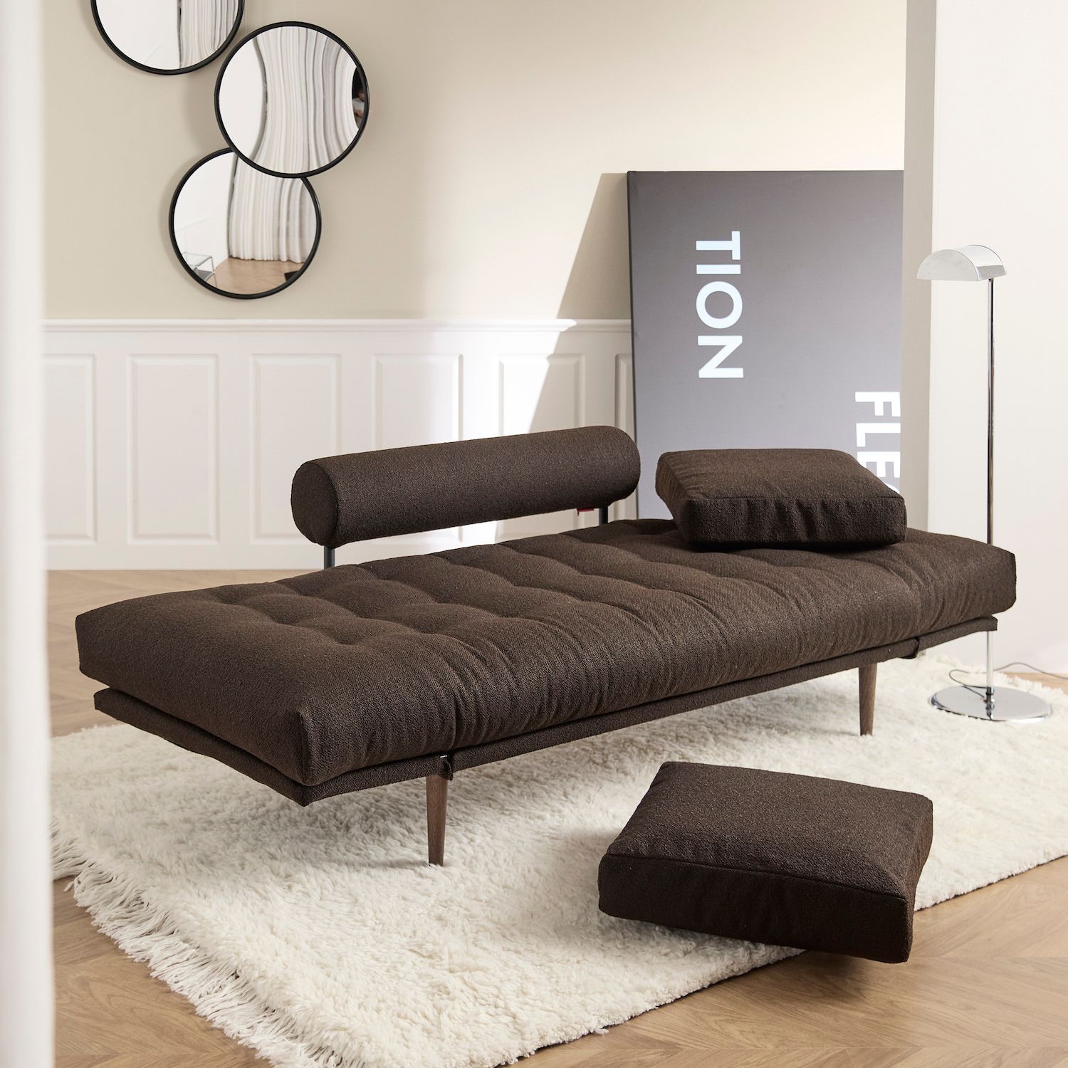 Divano letto singolo Rollo lettino salvaspazio 80x200 cm