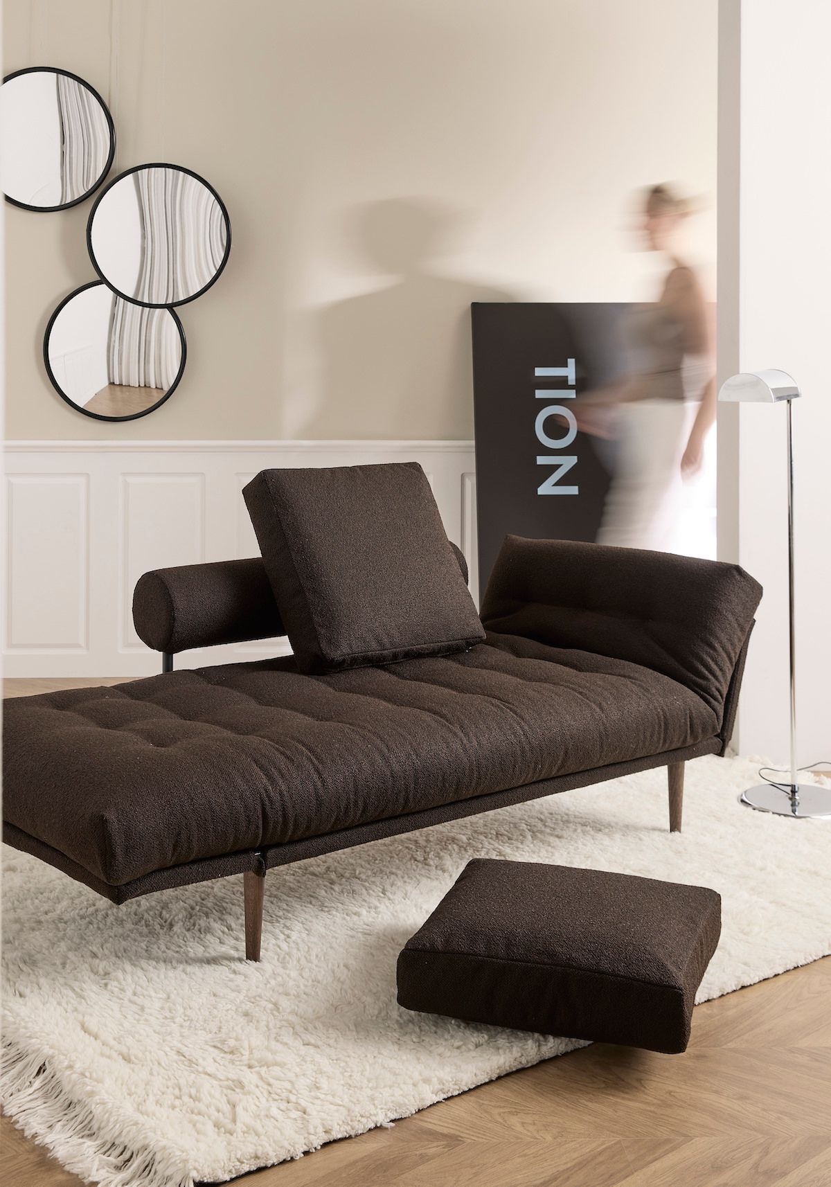 Divano letto singolo Rollo lettino salvaspazio 80x200 cm