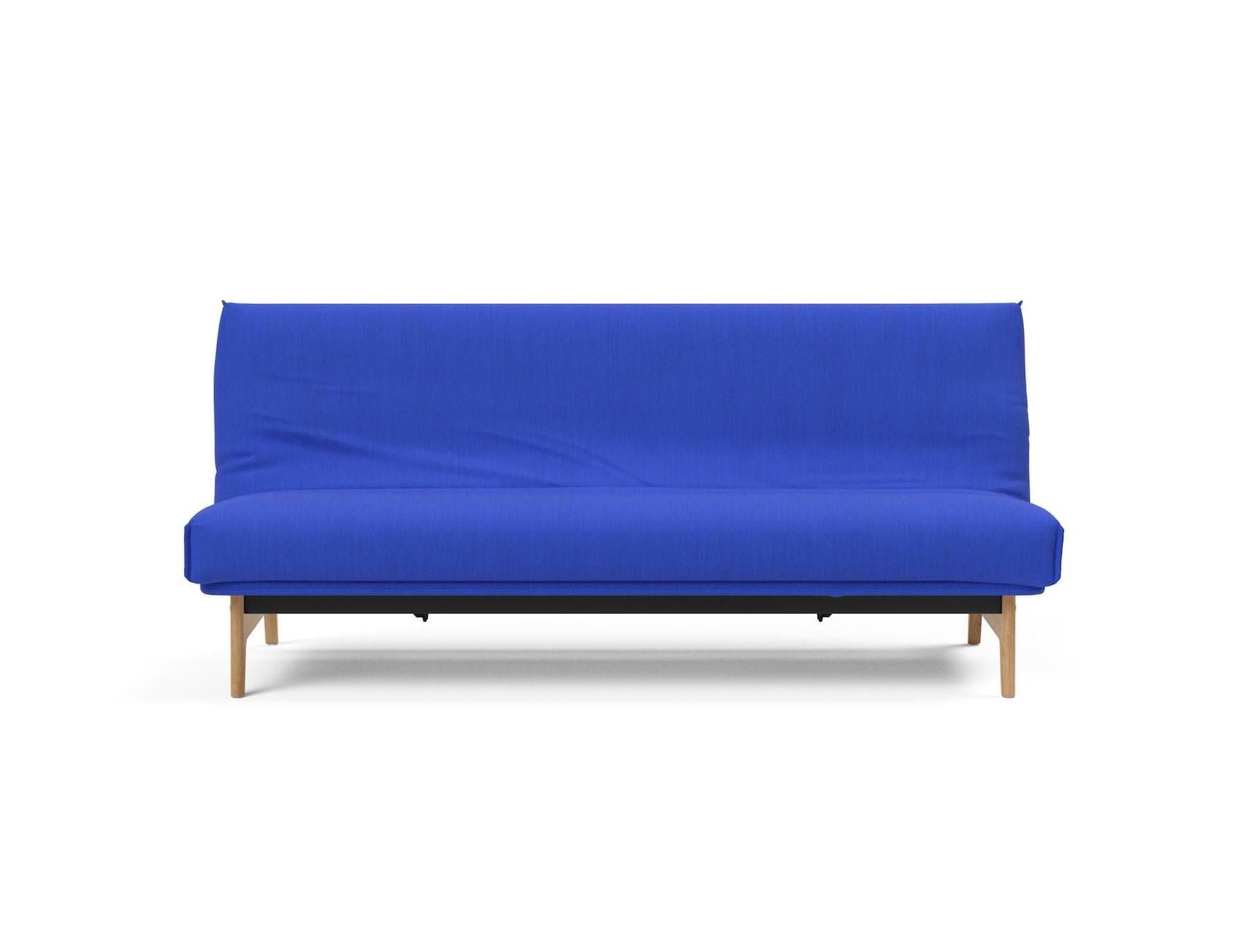 Divano letto sfoderabile una piazza e mezza Aslak 120 - 512 Elegance Ultramarine