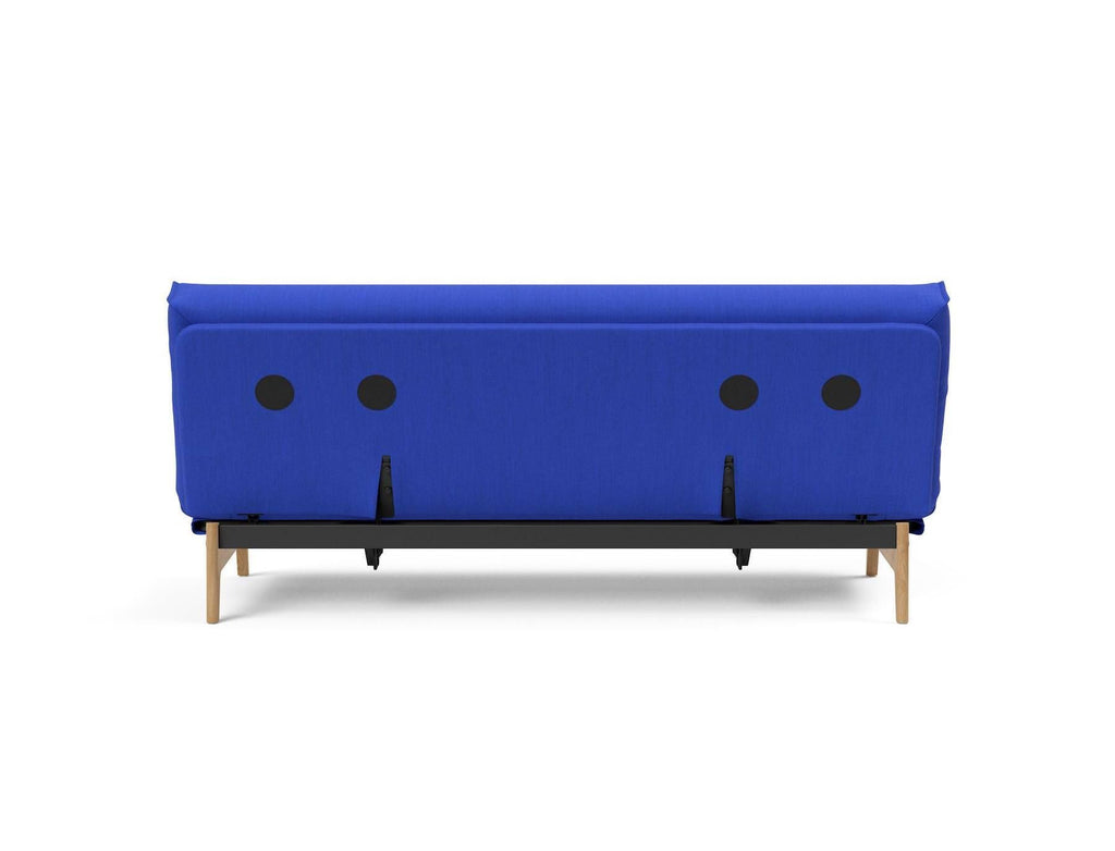 Divano letto sfoderabile una piazza e mezza Aslak 120 - 512 Elegance Ultramarine