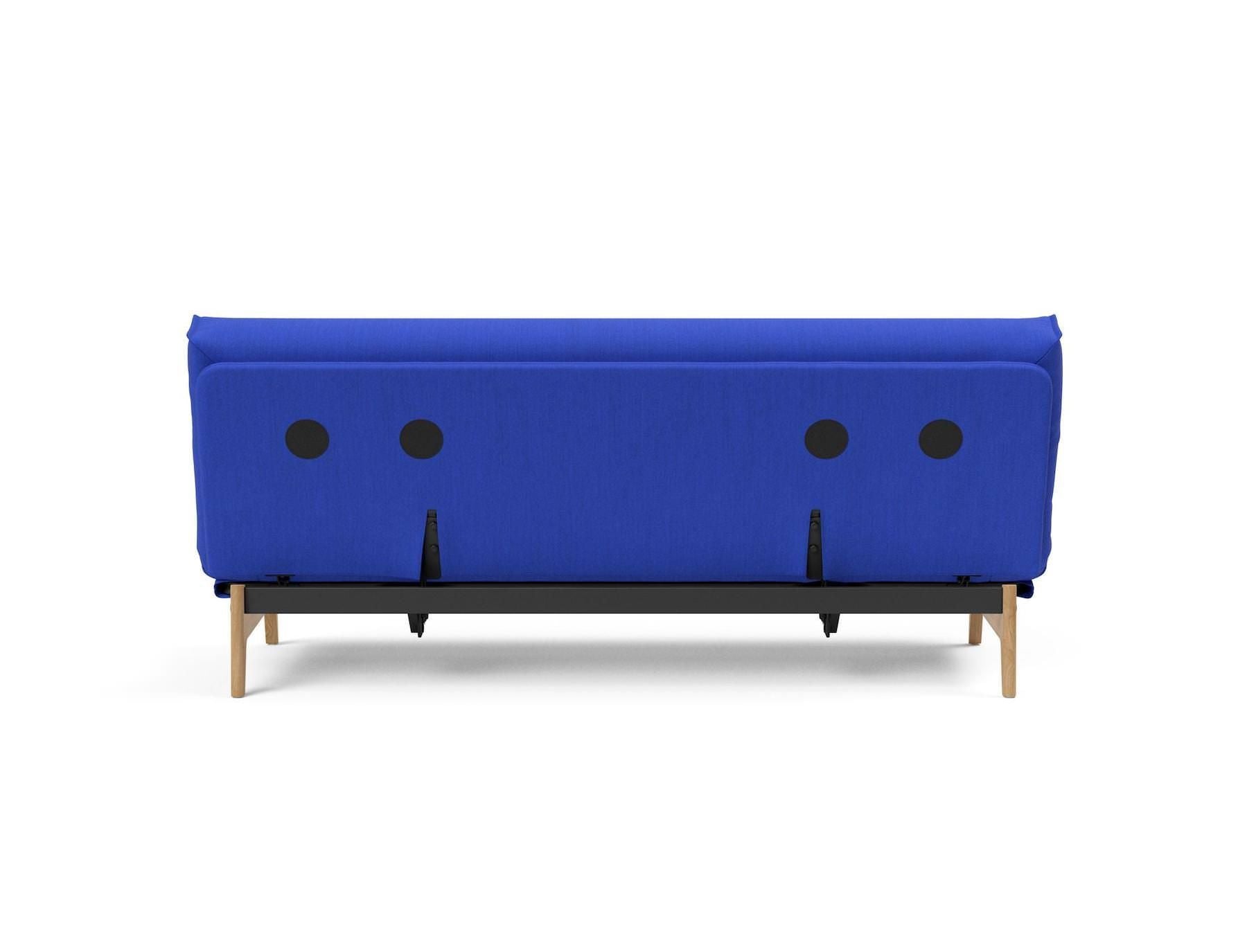 Divano letto sfoderabile una piazza e mezza Aslak 120 - 512 Elegance Ultramarine