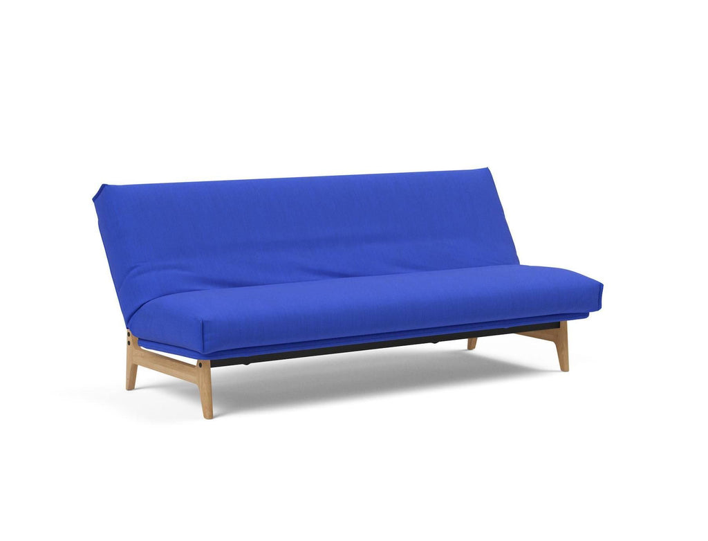 Divano letto sfoderabile una piazza e mezza Aslak 120 - 512 Elegance Ultramarine