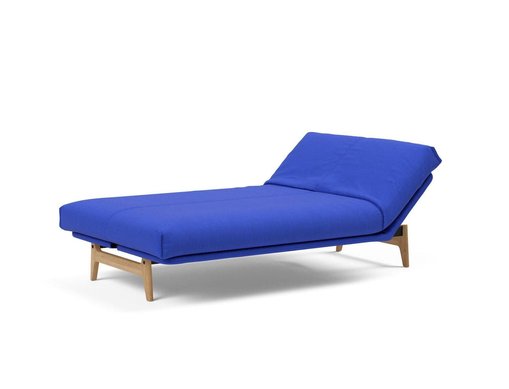 Divano letto sfoderabile una piazza e mezza Aslak 120 - 512 Elegance Ultramarine