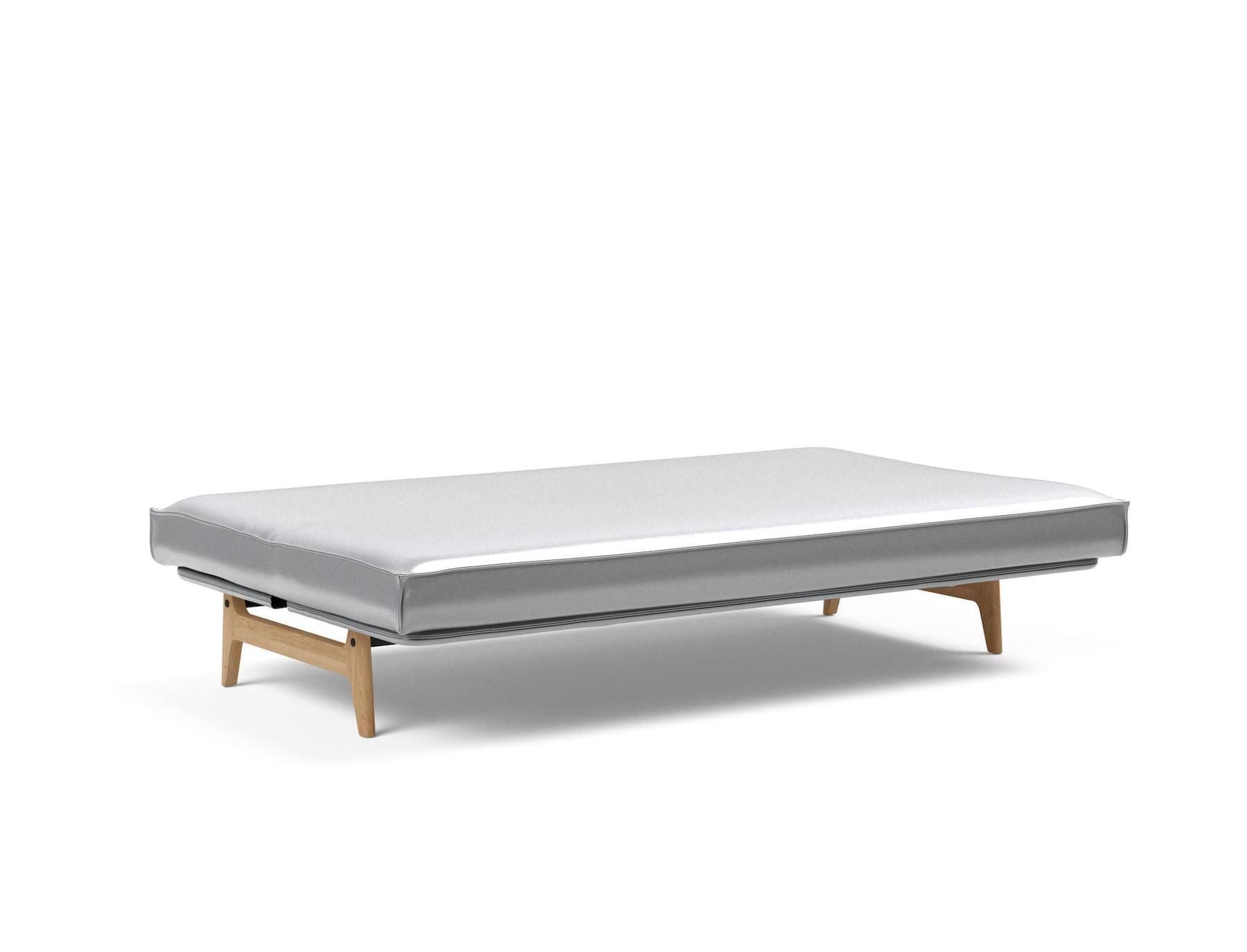 Divano letto sfoderabile una piazza e mezza Aslak 120 - 688 Silvershine