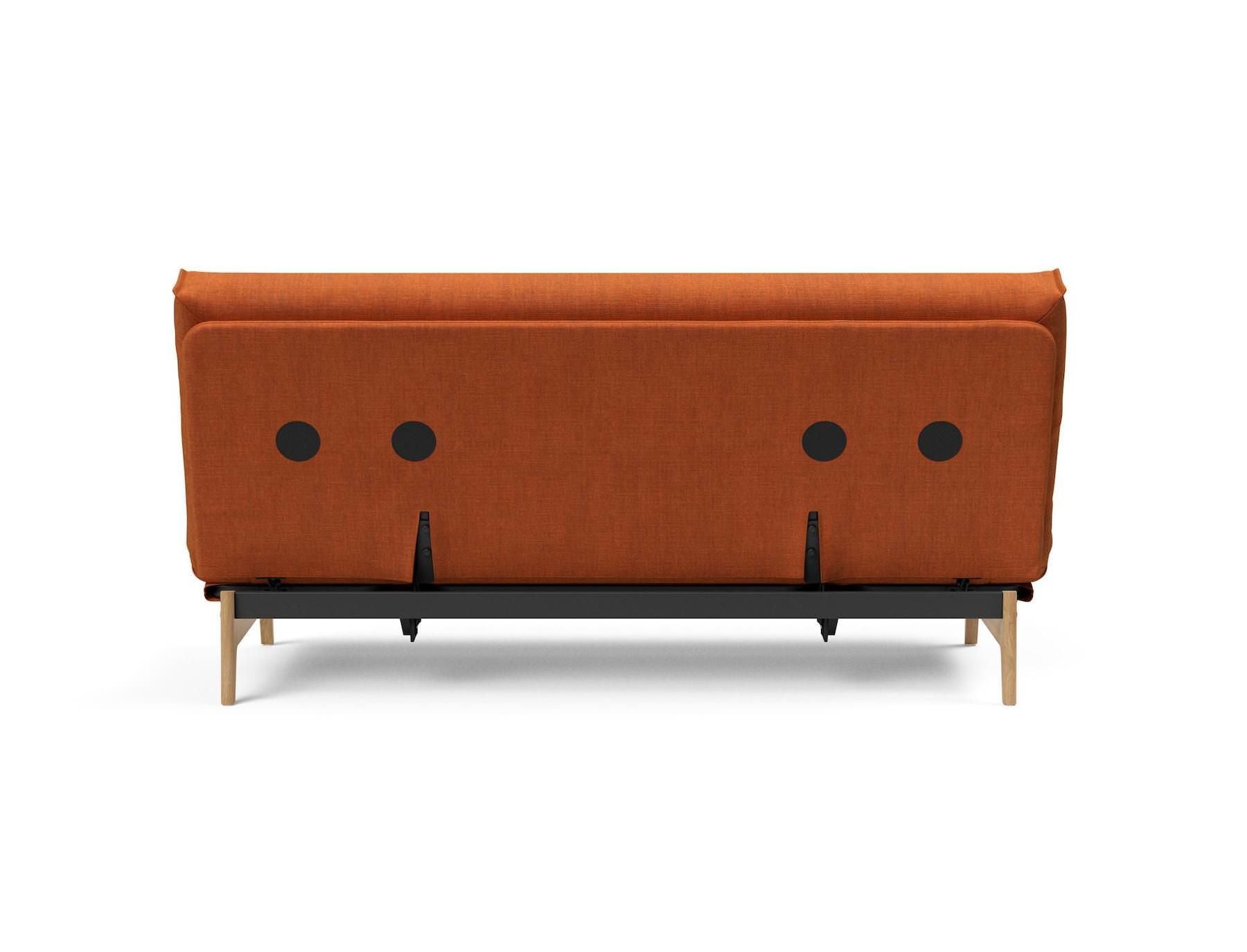 Divano letto matrimoniale sfoderabile Aslak 140 - 412 Esina Rust Orange