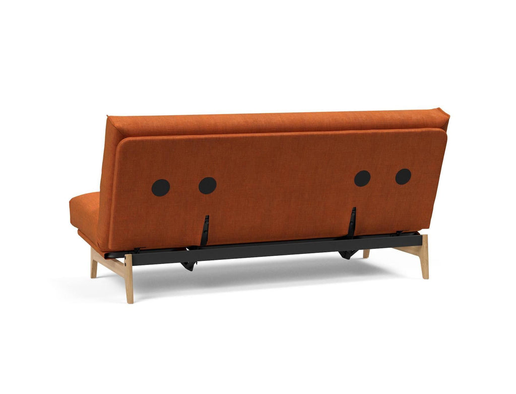 Divano letto matrimoniale sfoderabile Aslak 140 - 412 Esina Rust Orange