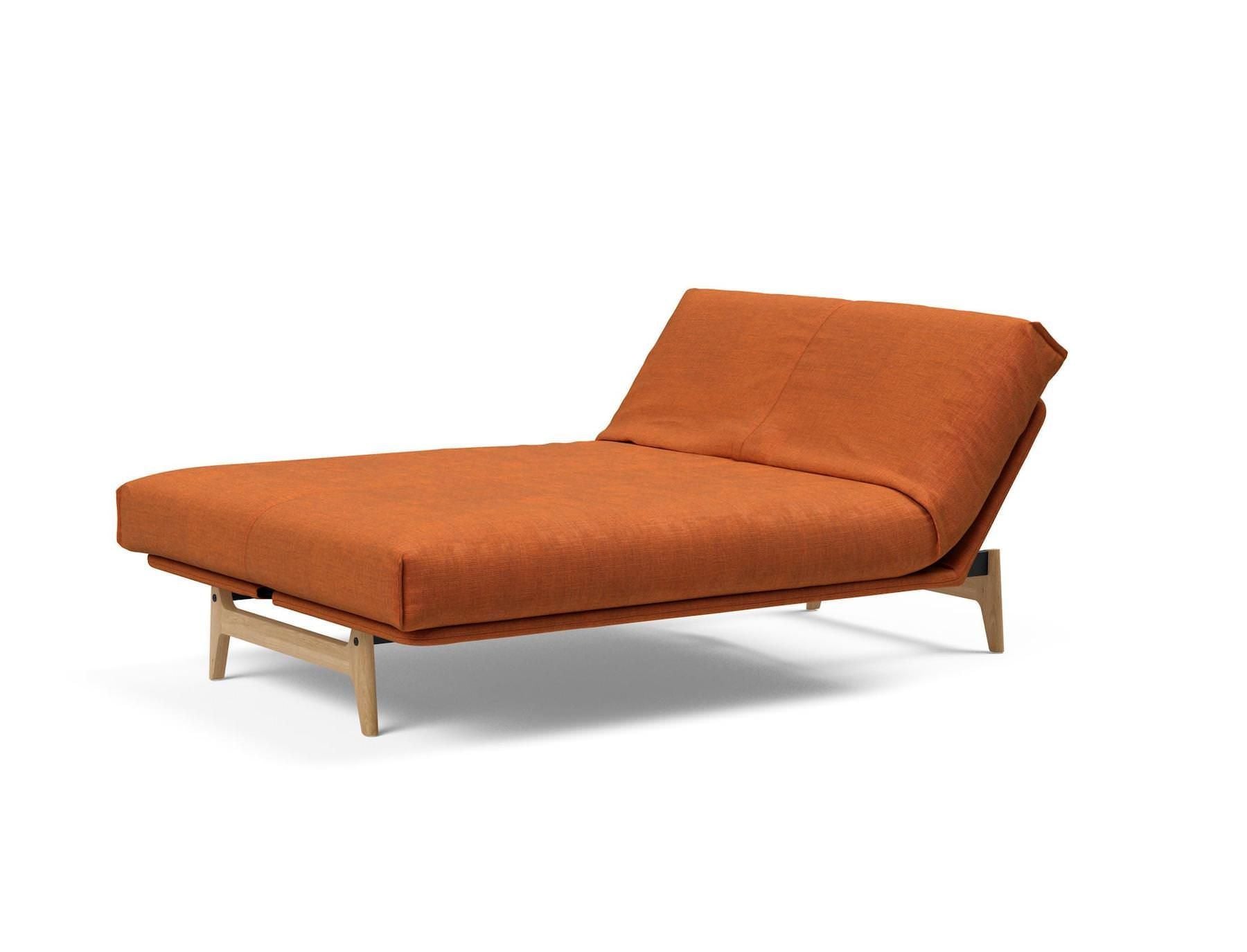 Divano letto matrimoniale sfoderabile Aslak 140 - 412 Esina Rust Orange