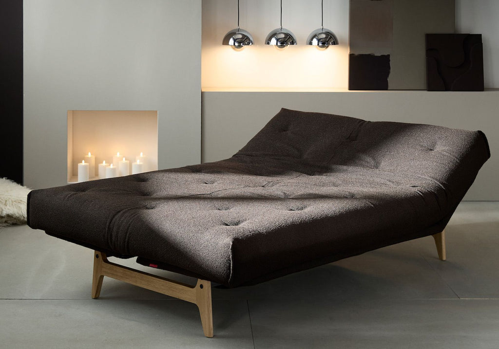 Divano letto matrimoniale Aslak regolabile inclinabile