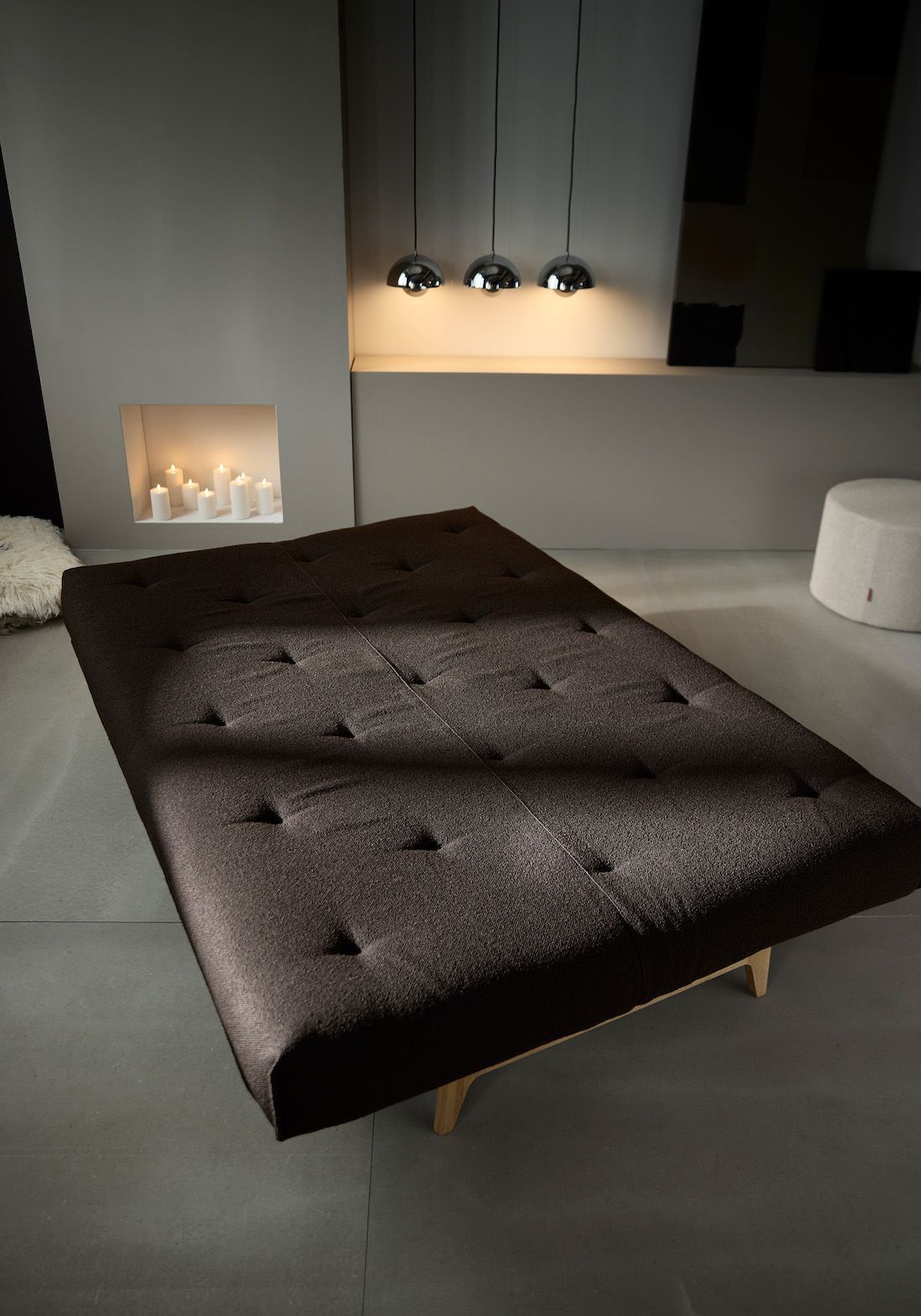 Divano letto matrimoniale Aslak regolabile inclinabile