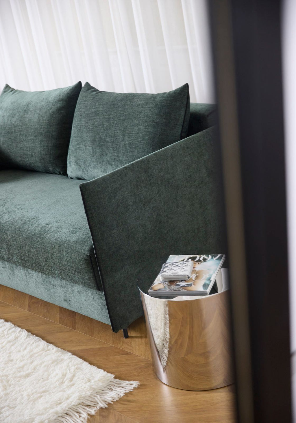 Divano letto 2 posti Luoma - 281 Avella Pine green