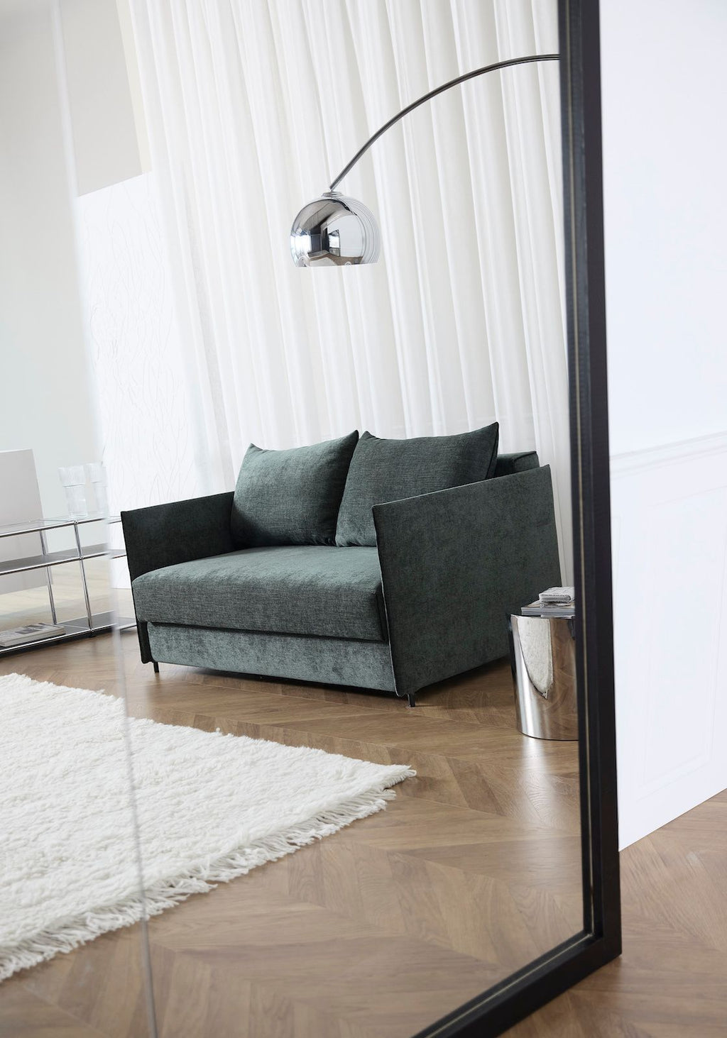 Divano letto 2 posti Luoma - 281 Avella Pine green