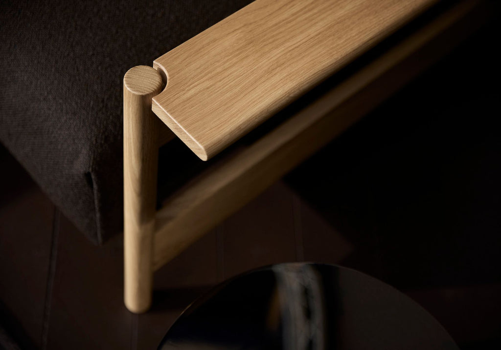 Divano letto matrimoniale per uso quotidiano Malloy Wood - 358 Taura Chocco