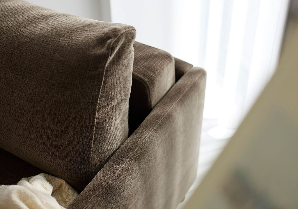 Poltrona letto con braccioli Neah Slim - 411 Esina Cedar Brown