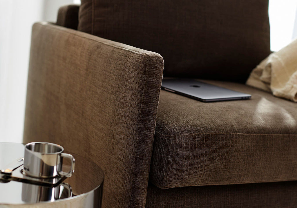 Poltrona letto con braccioli Neah Slim - 411 Esina Cedar Brown