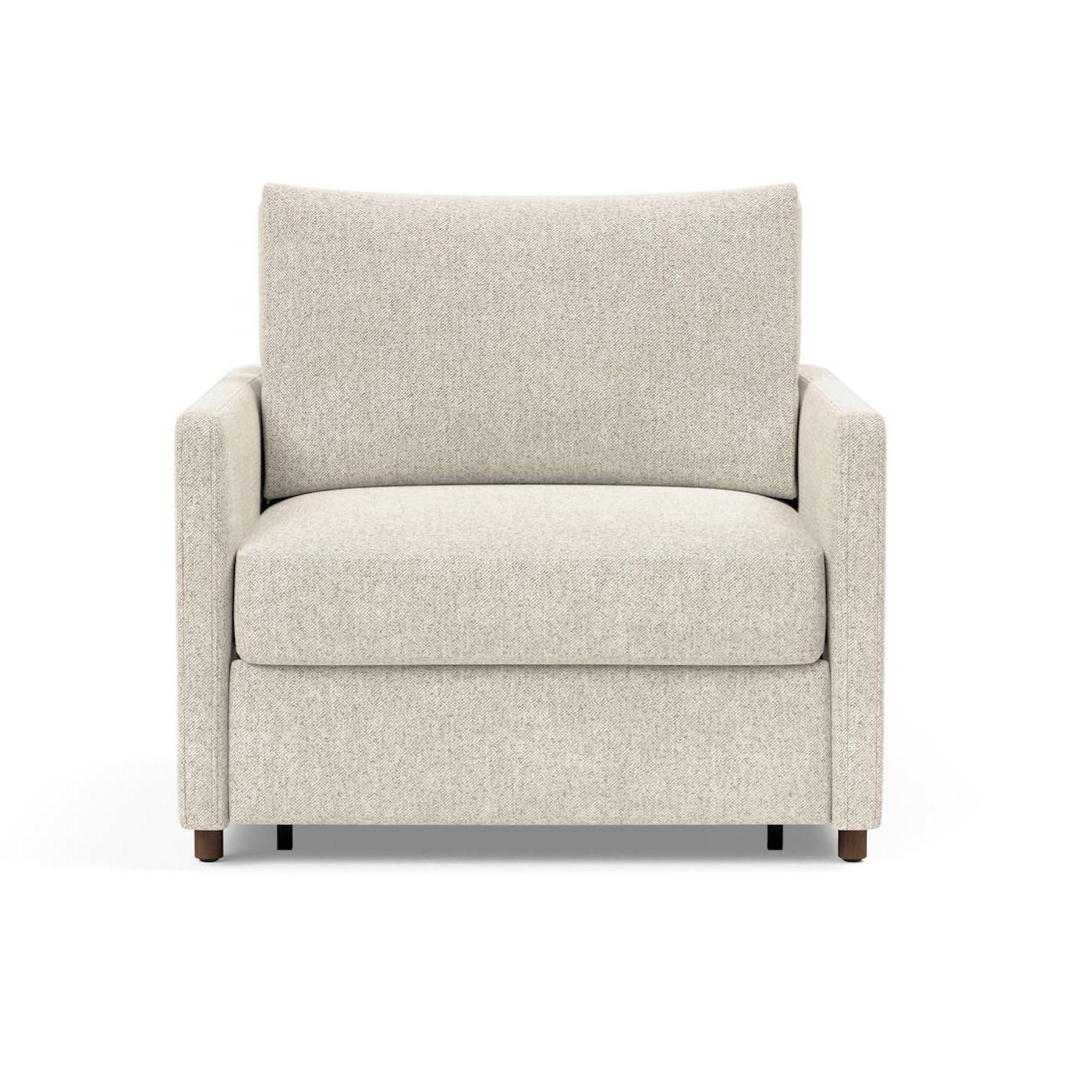 Poltrona letto con braccioli Neah Slim - 357 Taura Off White