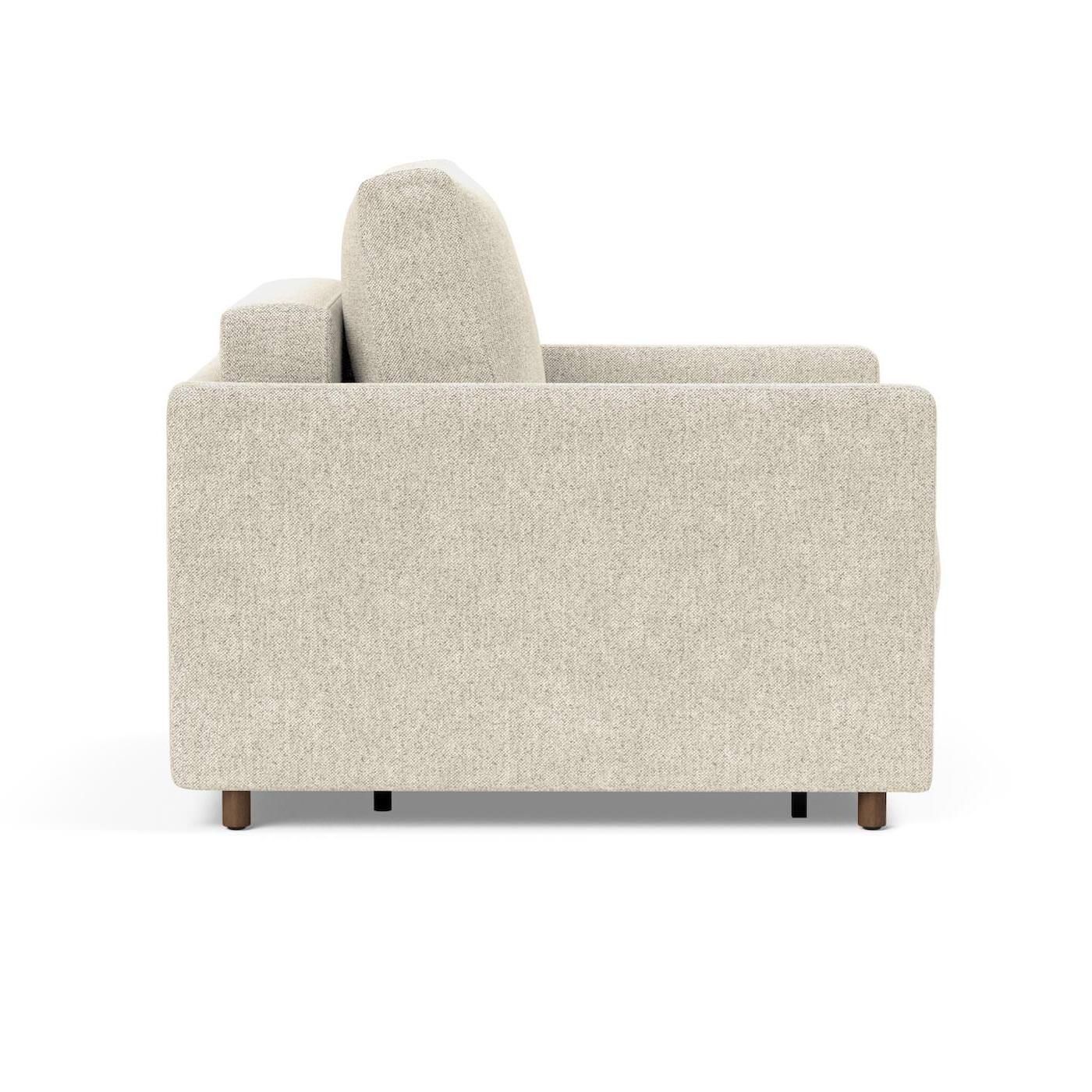 Poltrona letto con braccioli Neah Slim - 357 Taura Off White