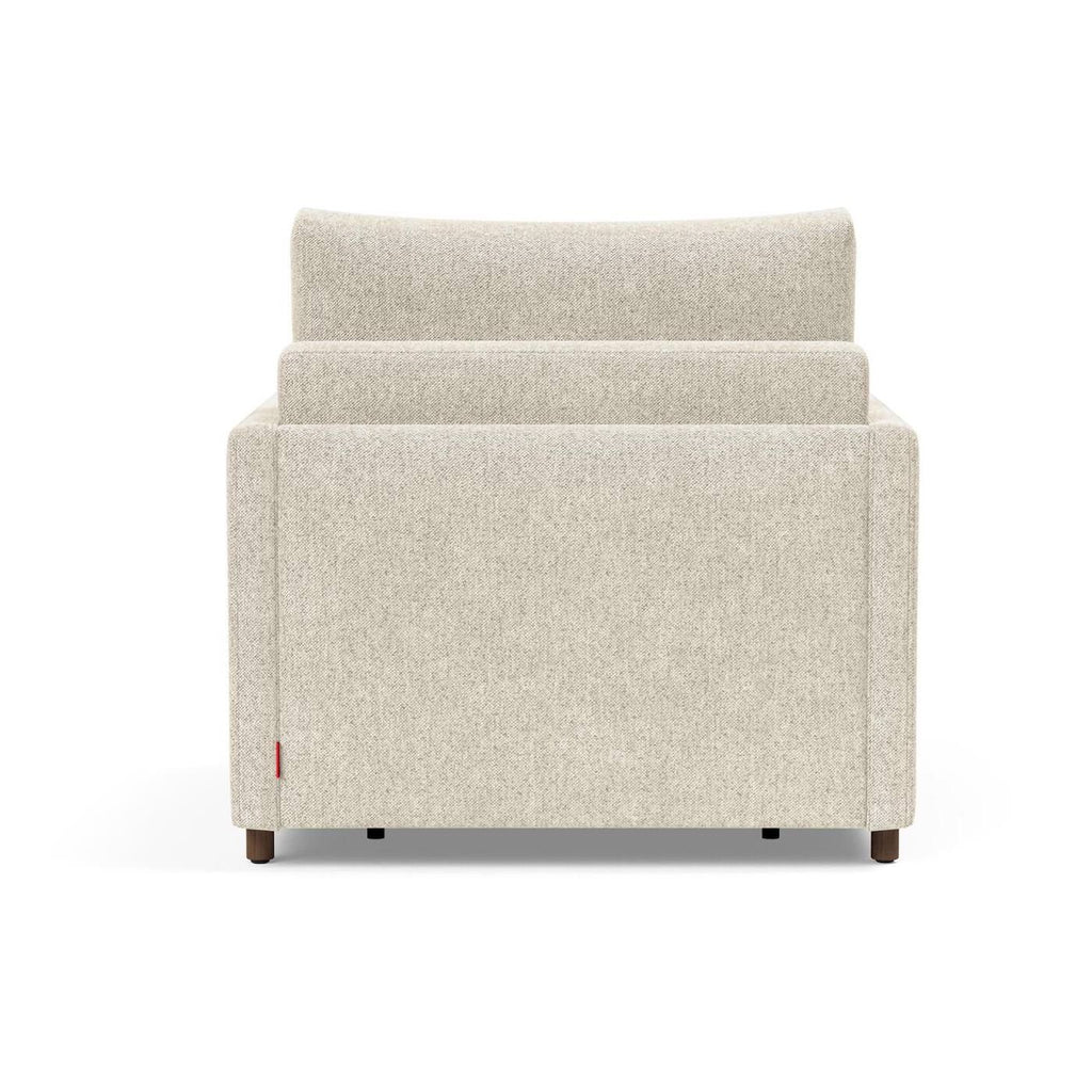 Poltrona letto con braccioli Neah Slim - 357 Taura Off White