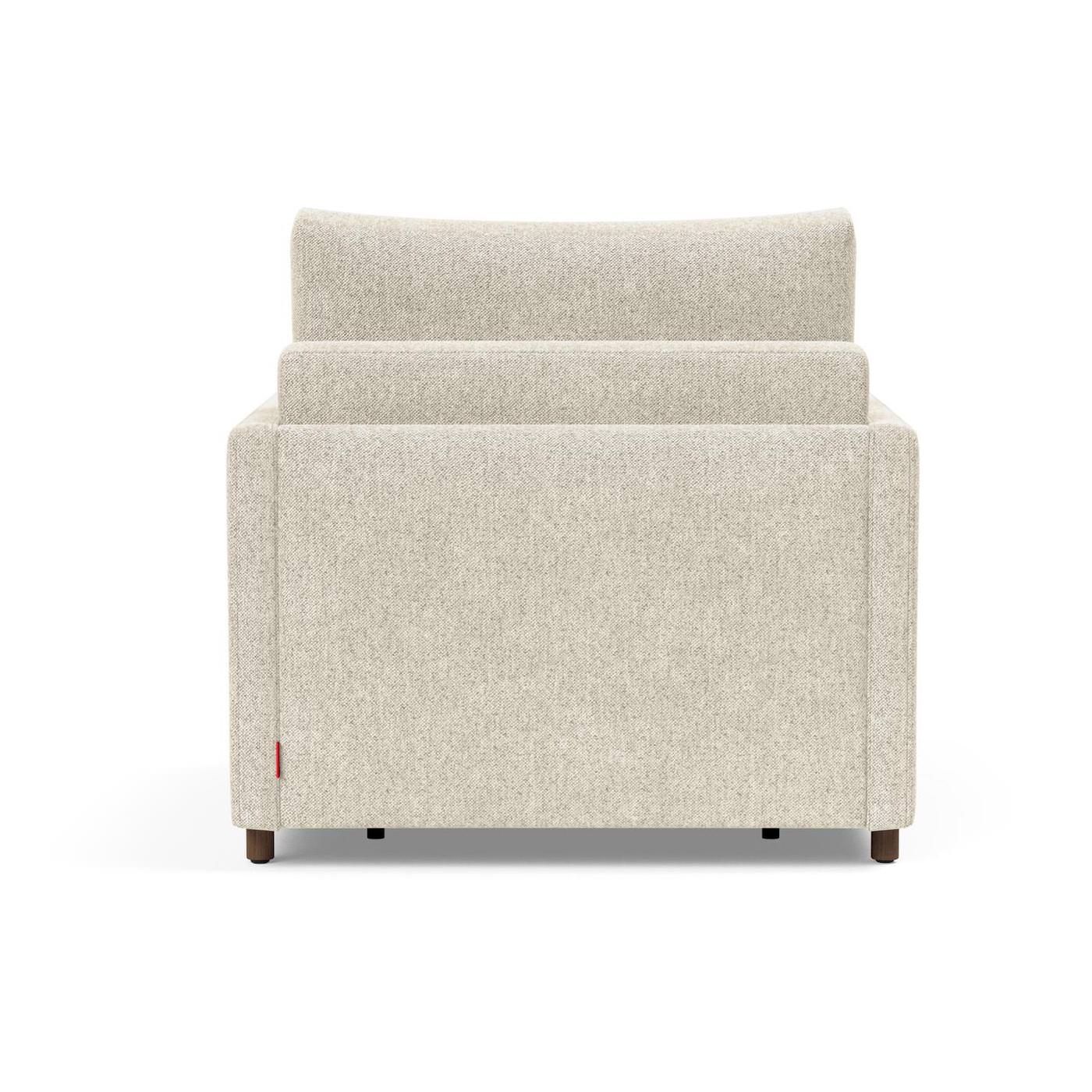 Poltrona letto con braccioli Neah Slim - 357 Taura Off White