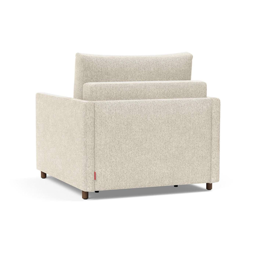 Poltrona letto con braccioli Neah Slim - 357 Taura Off White