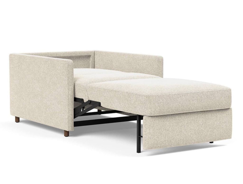 Poltrona letto con braccioli Neah Slim - 357 Taura Off White