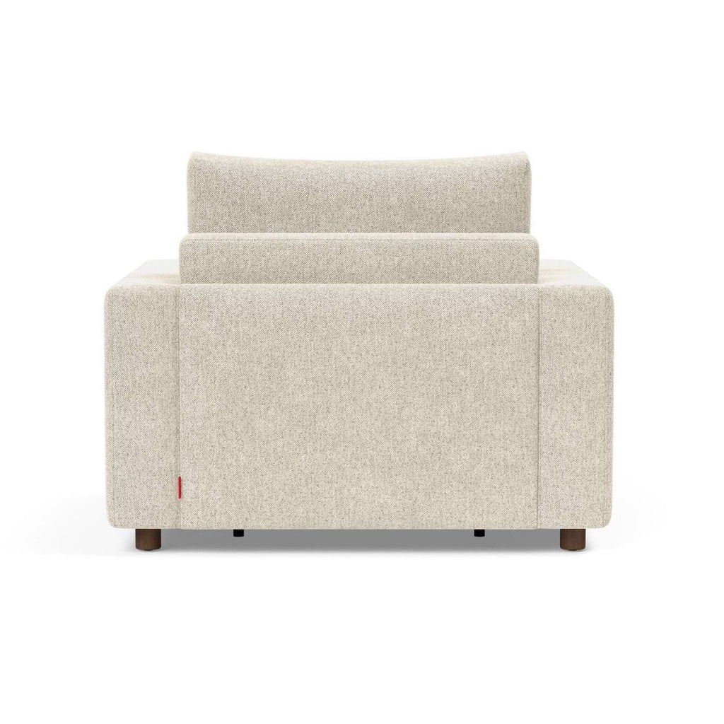 Poltrona letto con braccioli imbottiti Neah - 357 Taura Off White