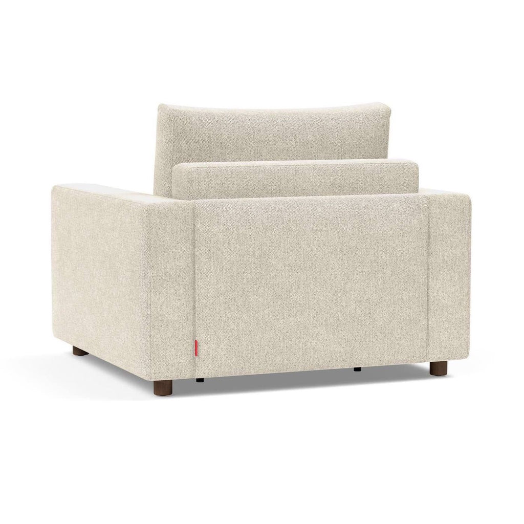 Poltrona letto con braccioli imbottiti Neah - 357 Taura Off White