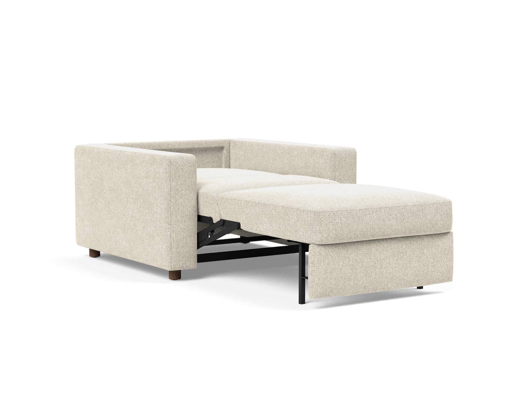 Poltrona letto con braccioli imbottiti Neah - 357 Taura Off White