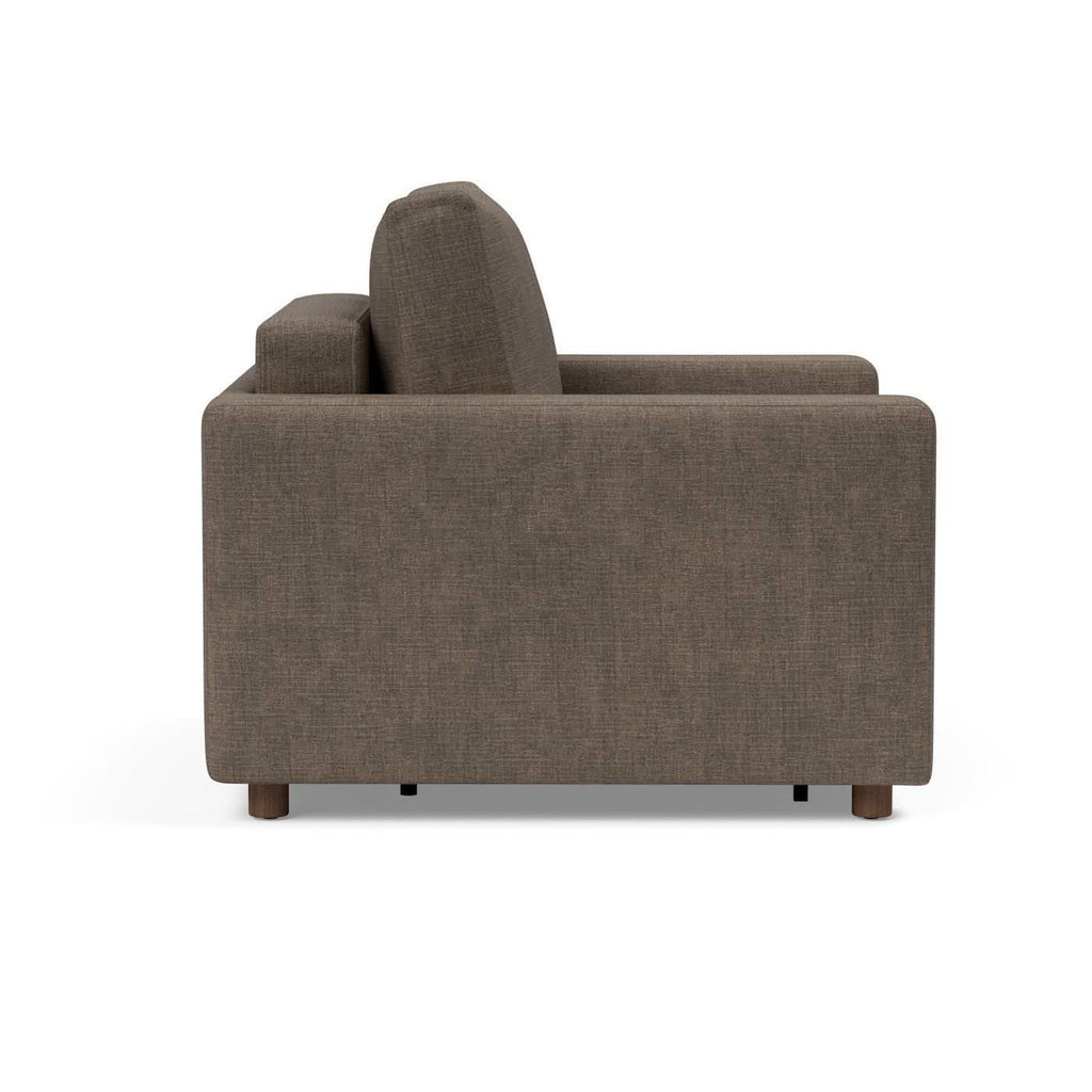 Poltrona letto con braccioli imbottiti Neah - 411 Esina Cedar Brown