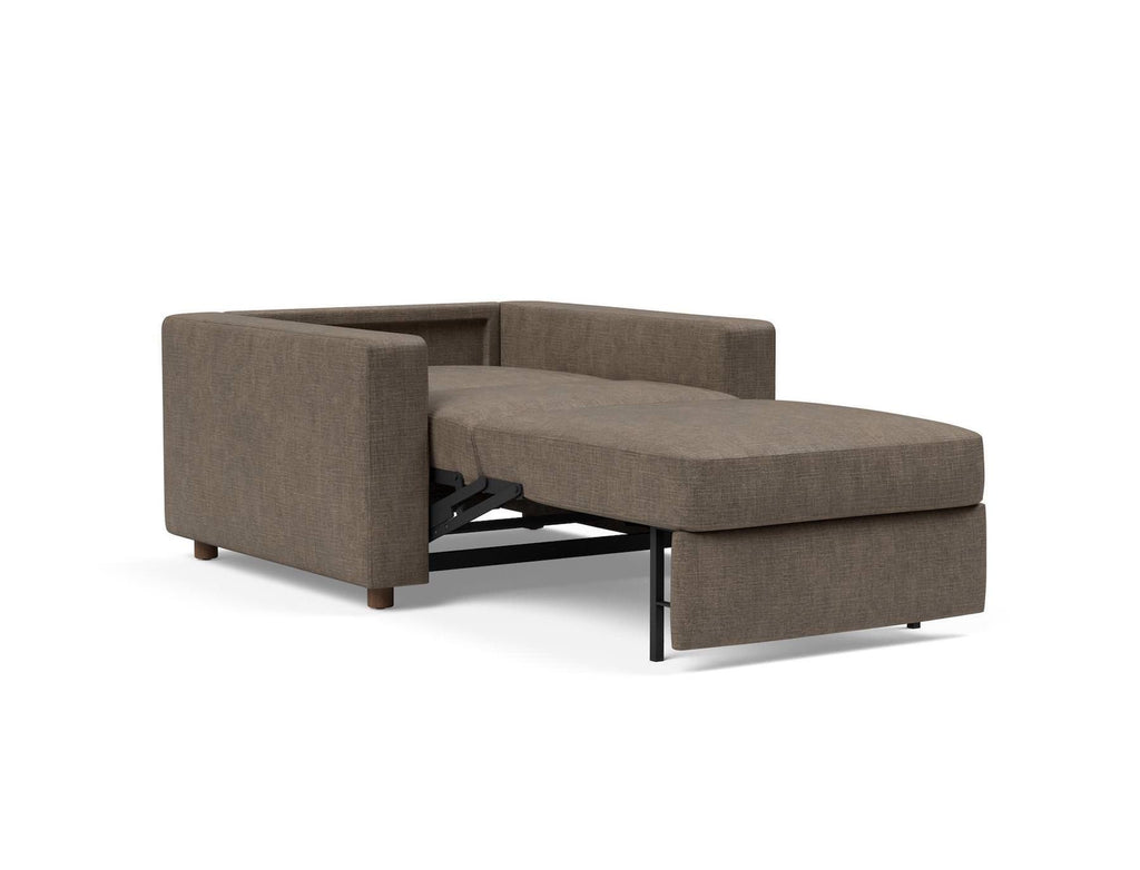 Poltrona letto con braccioli imbottiti Neah - 411 Esina Cedar Brown