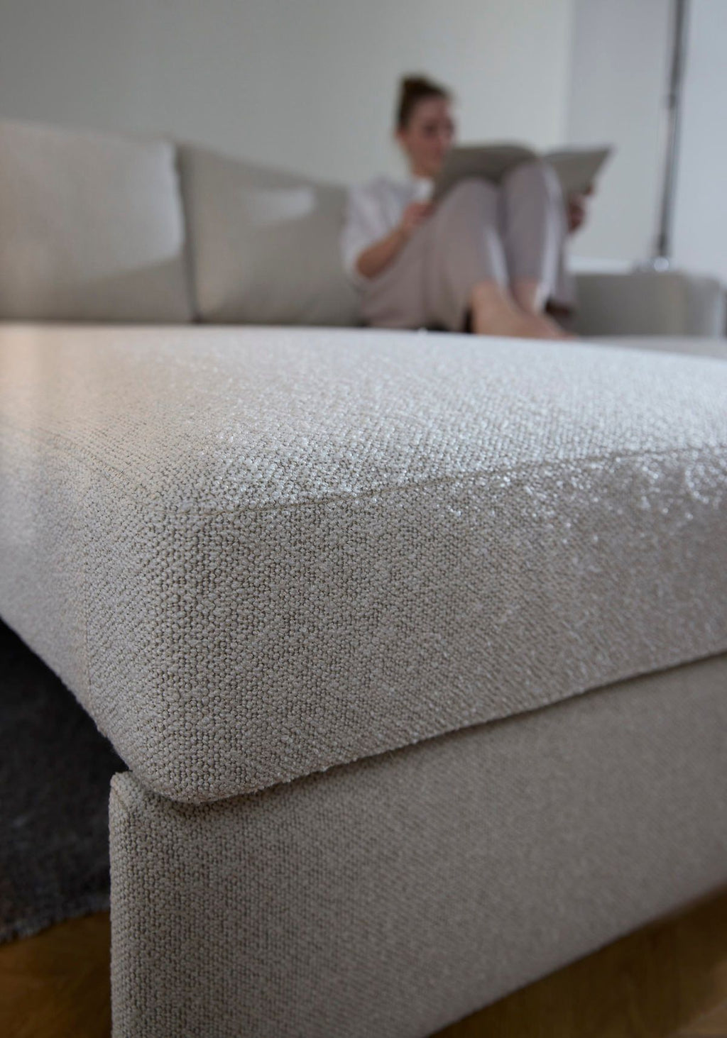 Divano letto con braccioli imbottiti Neah 140 - 357 Taura Off White