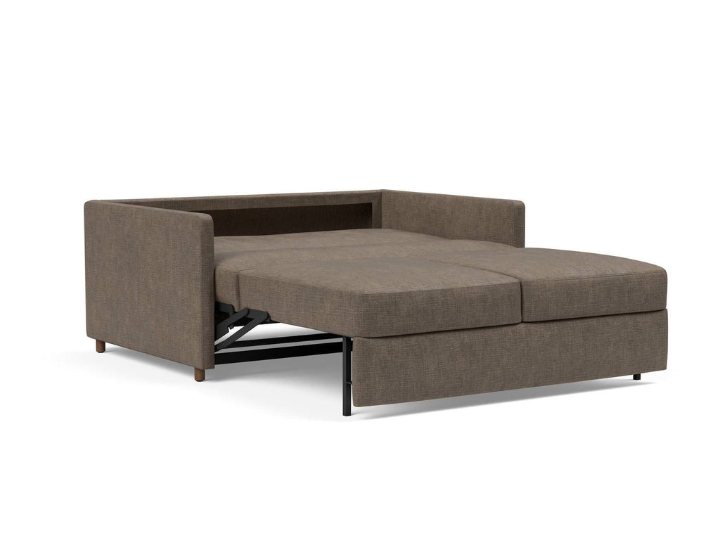 Divano letto con braccioli Neah Slim - 411 Esina Cedar Brown