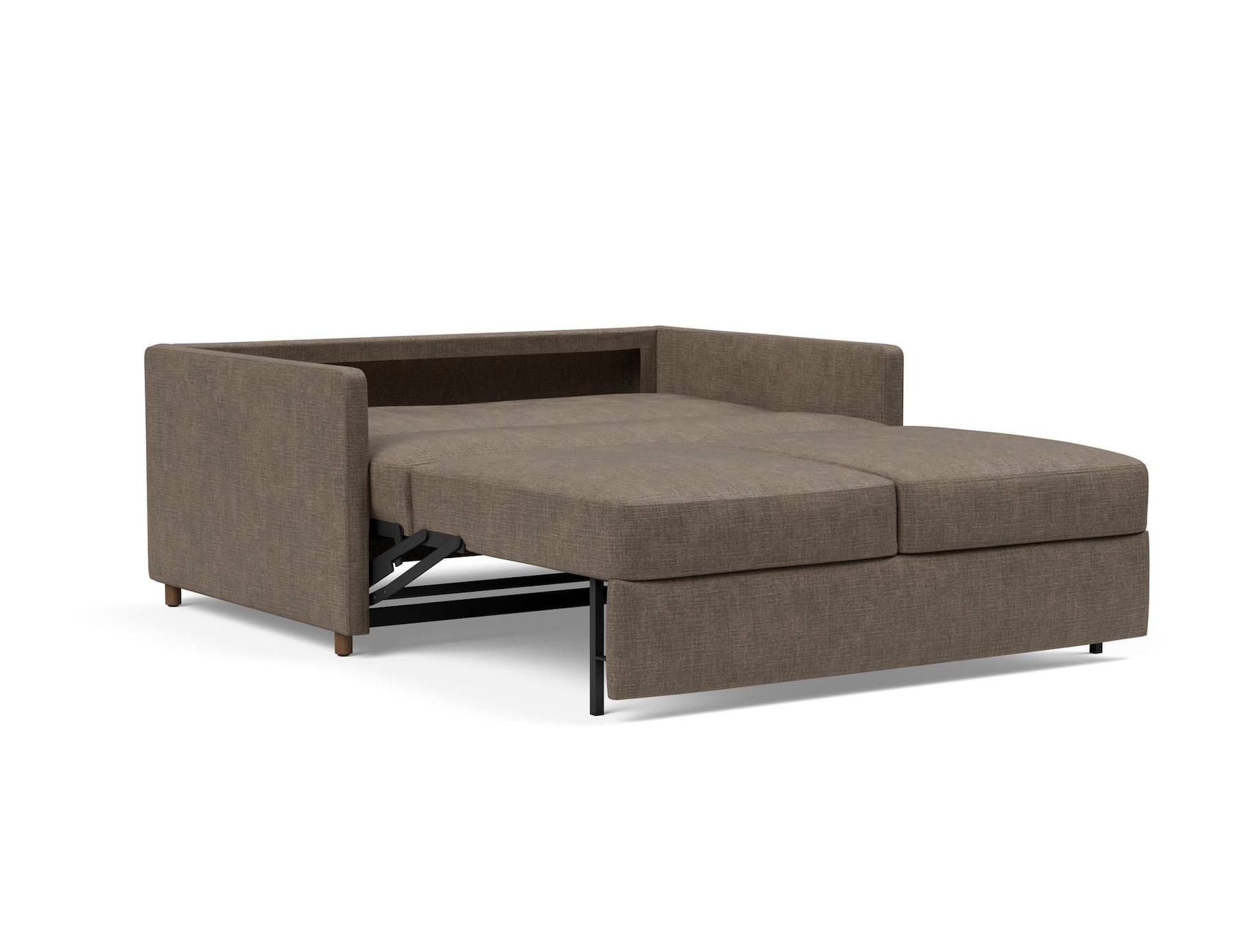 Divano letto con braccioli Neah Slim - 411 Esina Cedar Brown