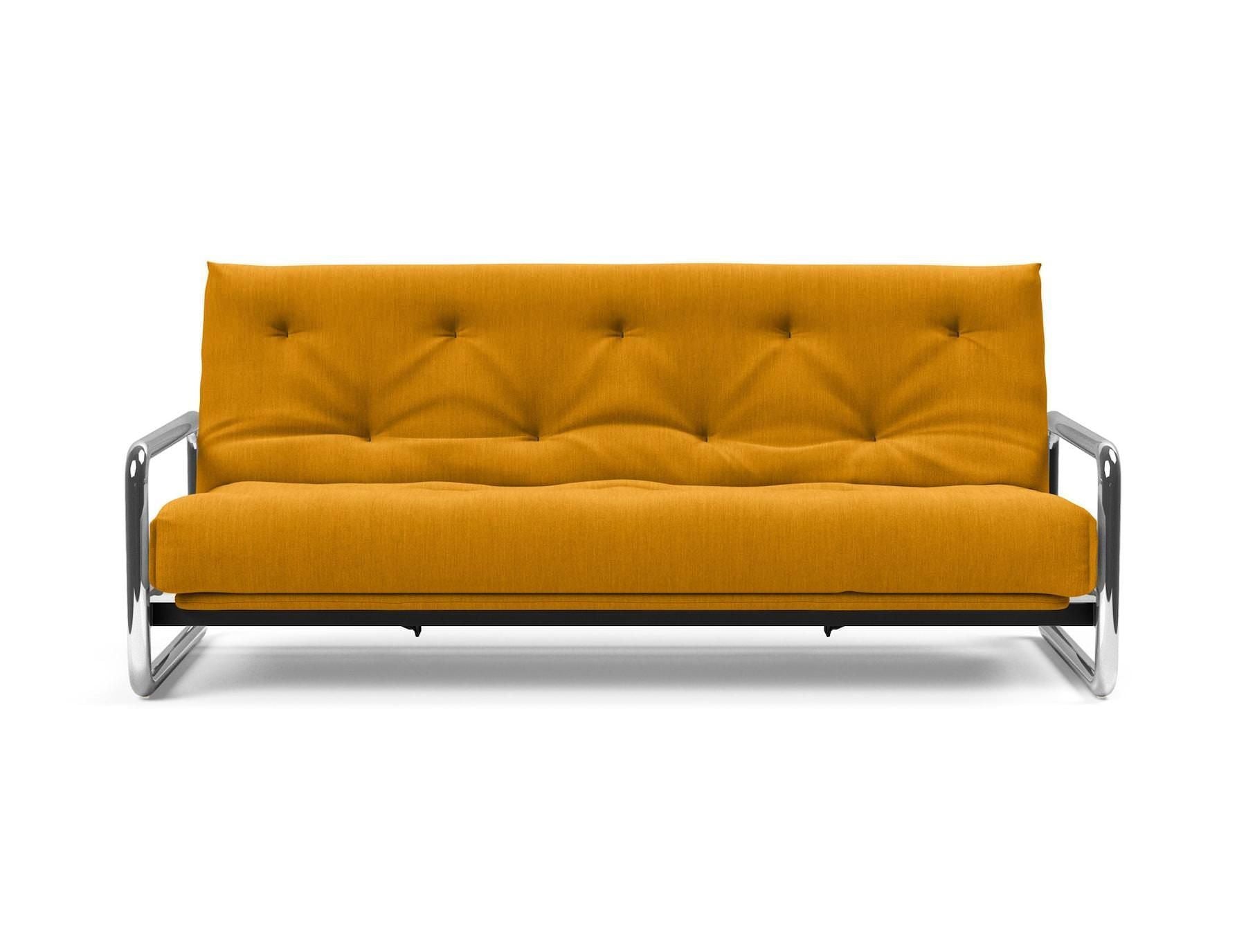 Divano letto matrimoniale uso quotidiano Lomira - 507 Elegance Burned Curry