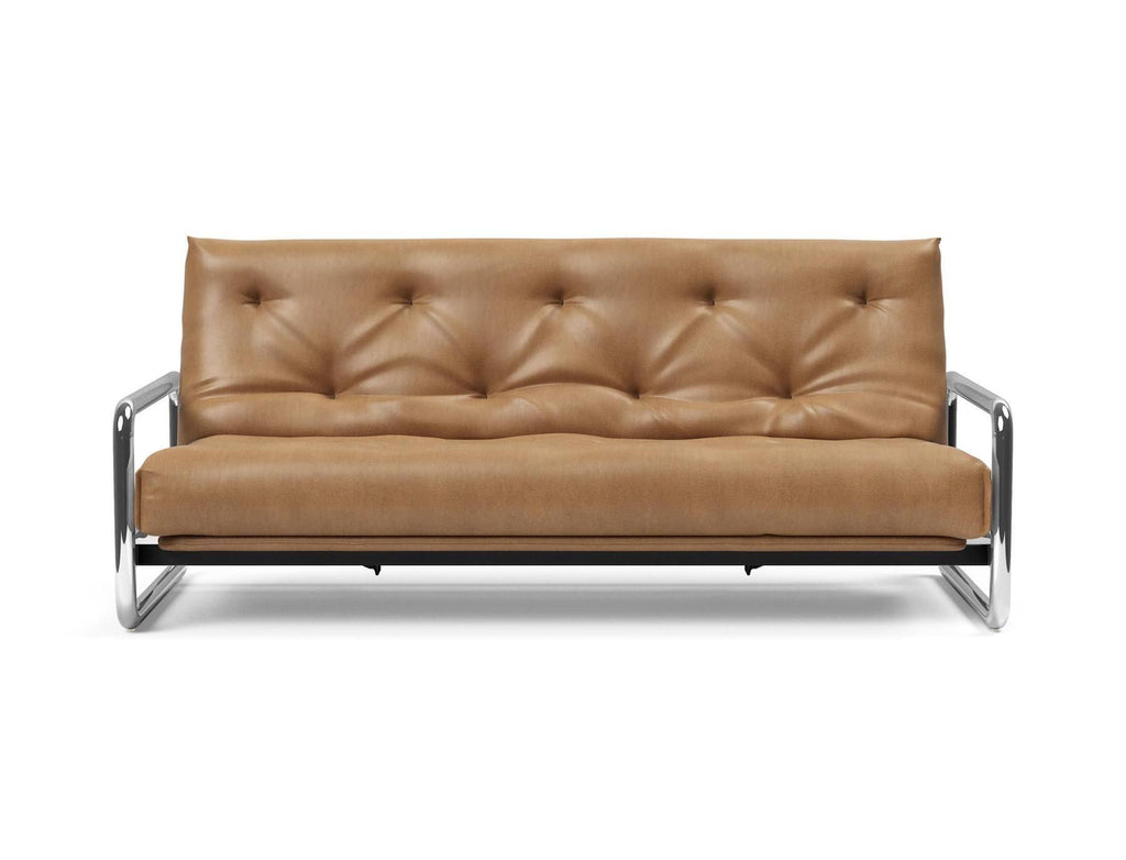 Divano letto matrimoniale uso quotidiano Lomira - 551 Faunal Brown