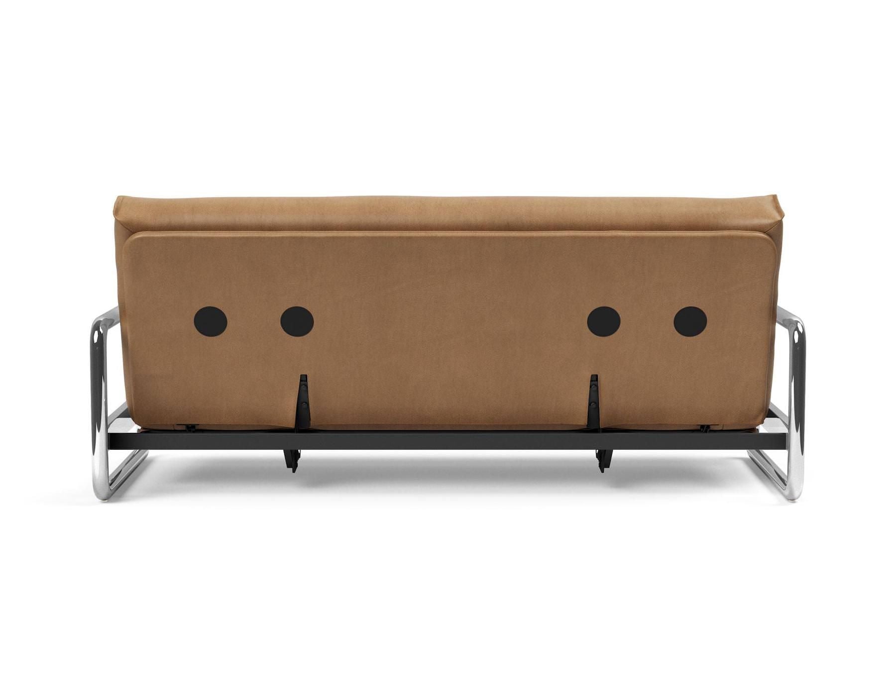 Divano letto matrimoniale uso quotidiano Lomira - 551 Faunal Brown