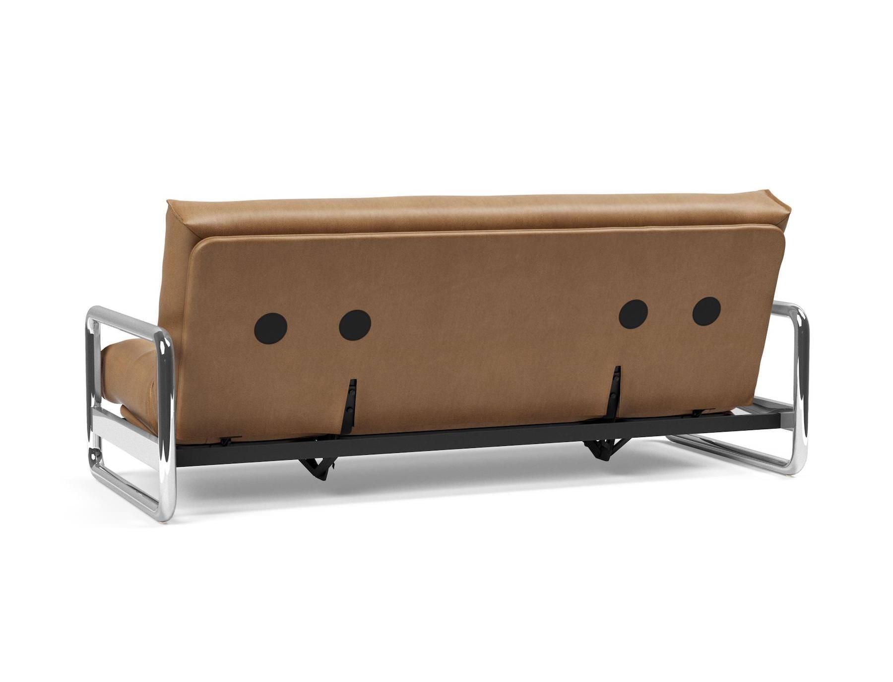 Divano letto matrimoniale uso quotidiano Lomira - 551 Faunal Brown