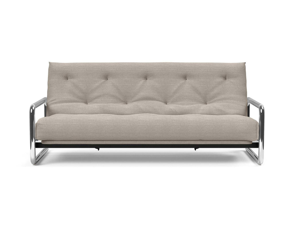 Divano letto matrimoniale uso quotidiano Lomira - 579 Kenya Gravel