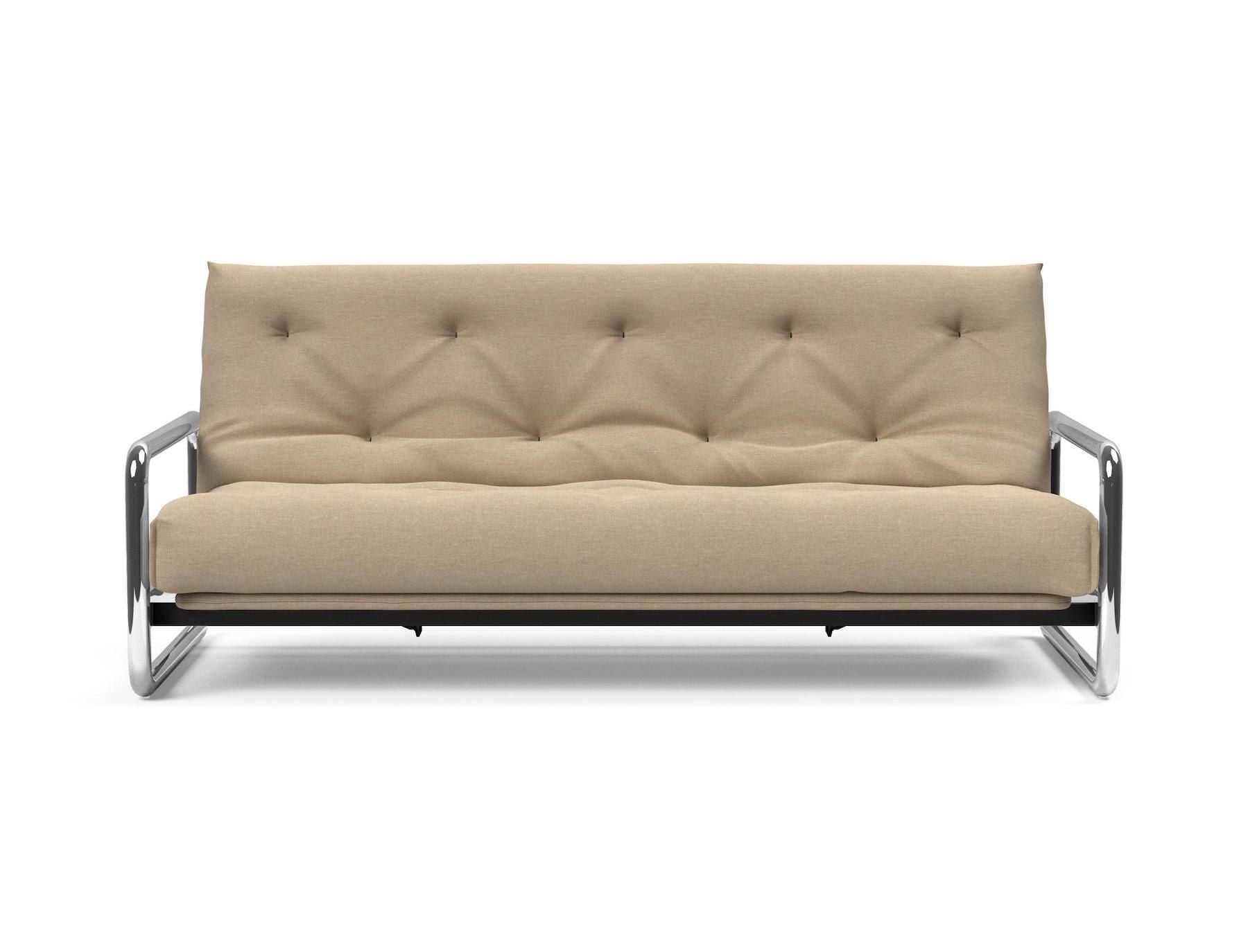 Divano letto matrimoniale uso quotidiano Lomira - 587 Phobos Mocha