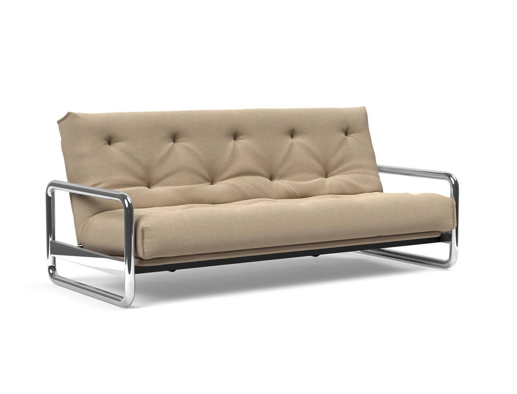 Divano letto matrimoniale uso quotidiano Lomira - 587 Phobos Mocha