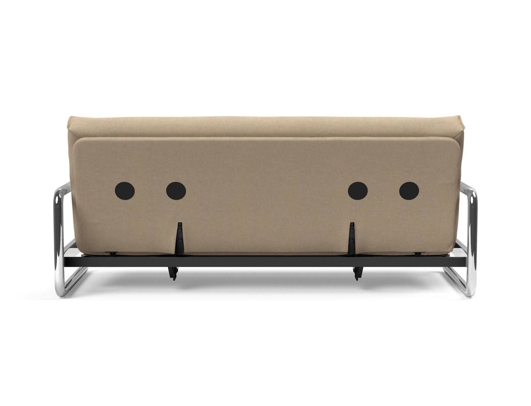 Divano letto matrimoniale uso quotidiano Lomira - 587 Phobos Mocha