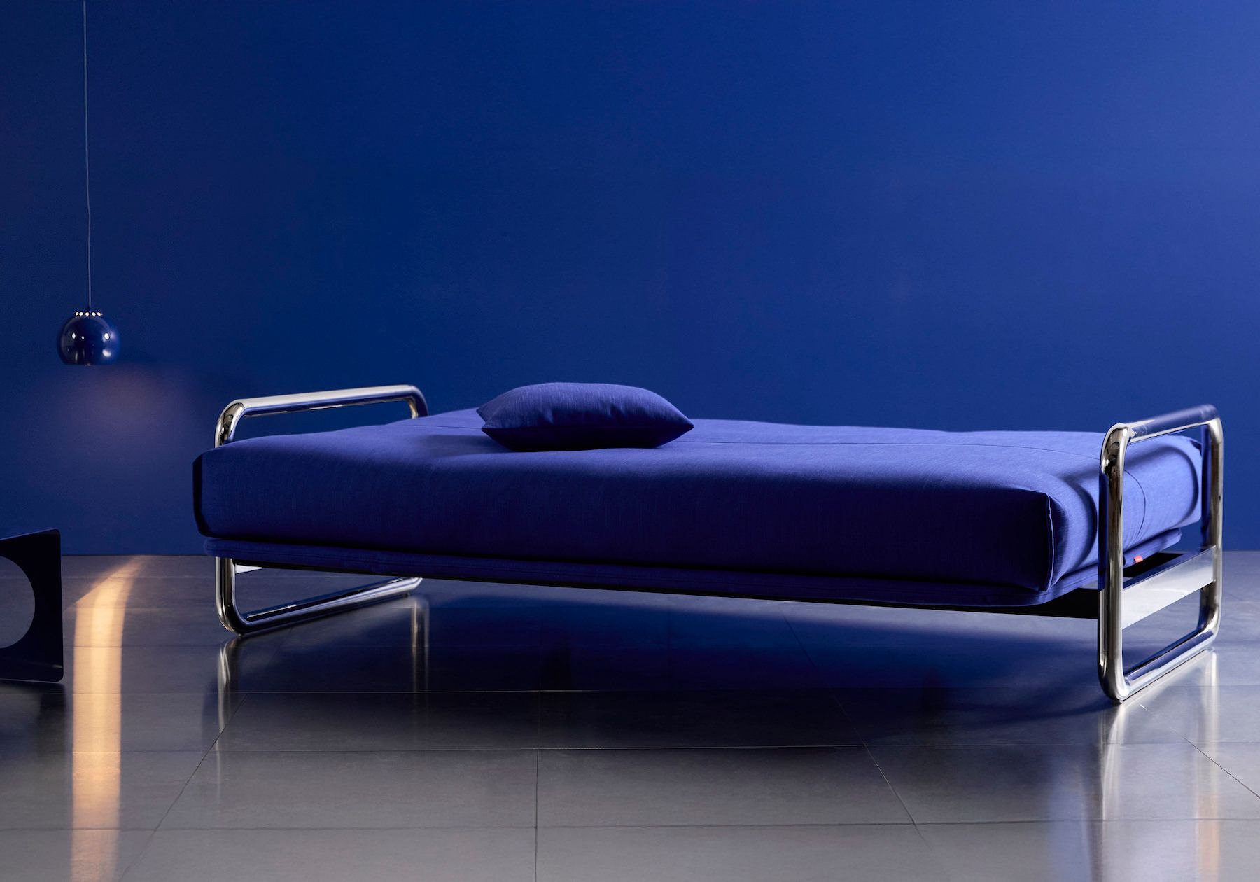 Divano letto matrimoniale sfoderabile Lomira - 512 Elegance Ultramarine